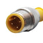 Used Turck RS 4.4T-6 Actuator Sensor Cable M12 Male Straight 4-Pin to Single End, 4m