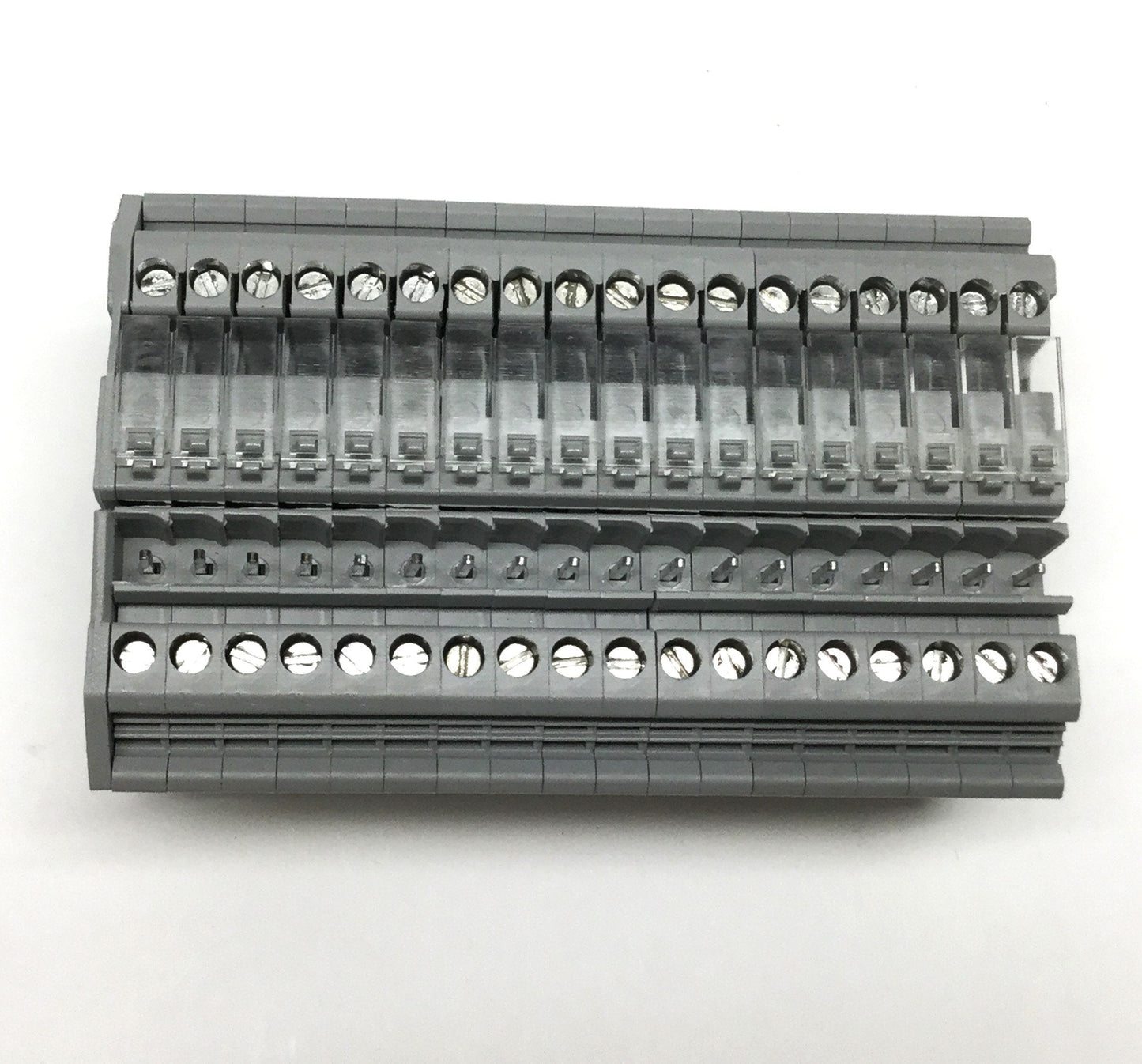 Used Lot of 18 Phoenix UK 3D-MSTBV-5,08 Feed-Through Terminal Blocks 250V 24A