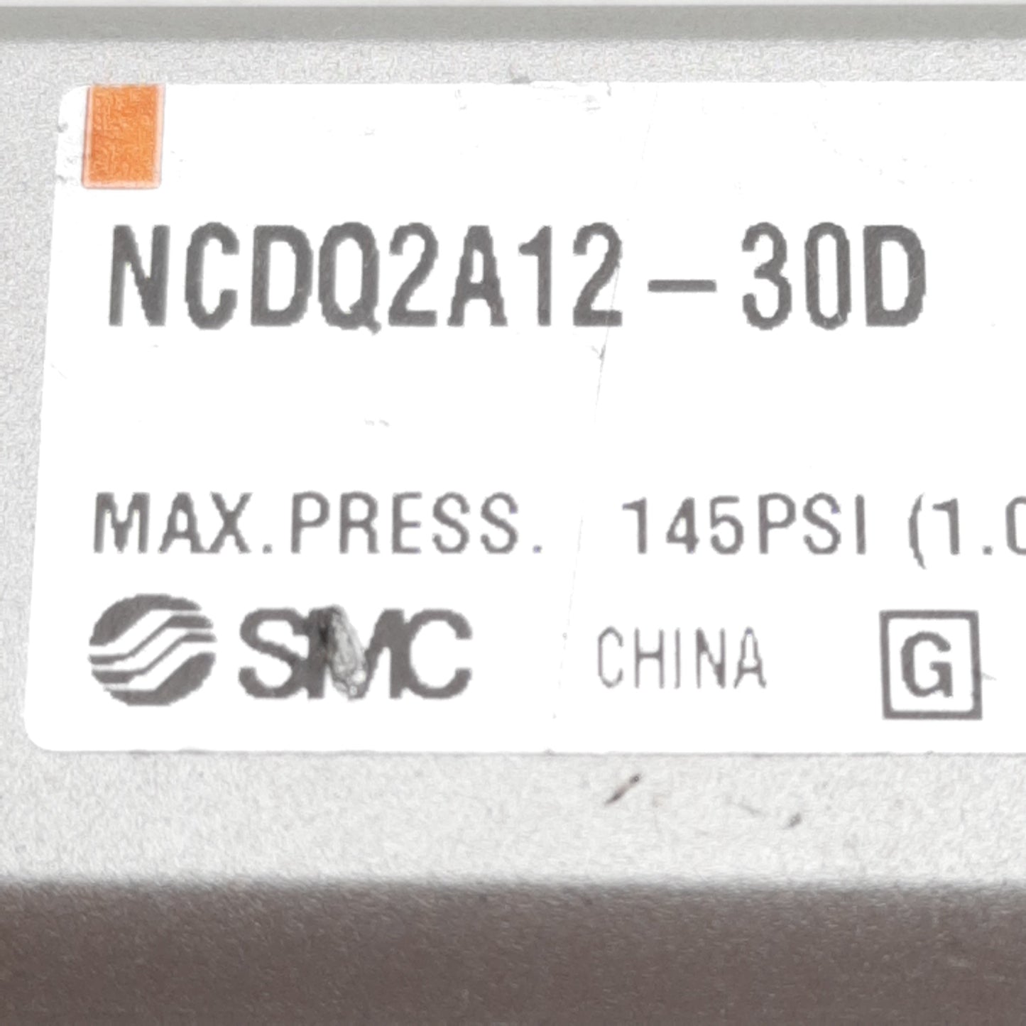 Used Lot of 2 SMC NCDQ2A12-30D Pneumatic Cylinder, ø12mm Bore, 30mm Stroke, M5, 1MPa