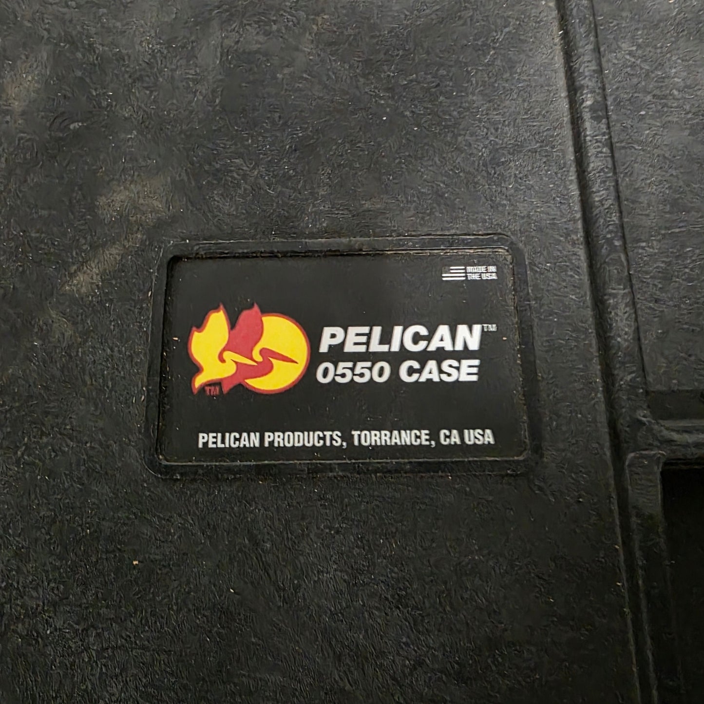 Used Pelican 0550 Protector Transport Case 11.72CuFt, 51"L x 27.5"W x 23"D, IP55
