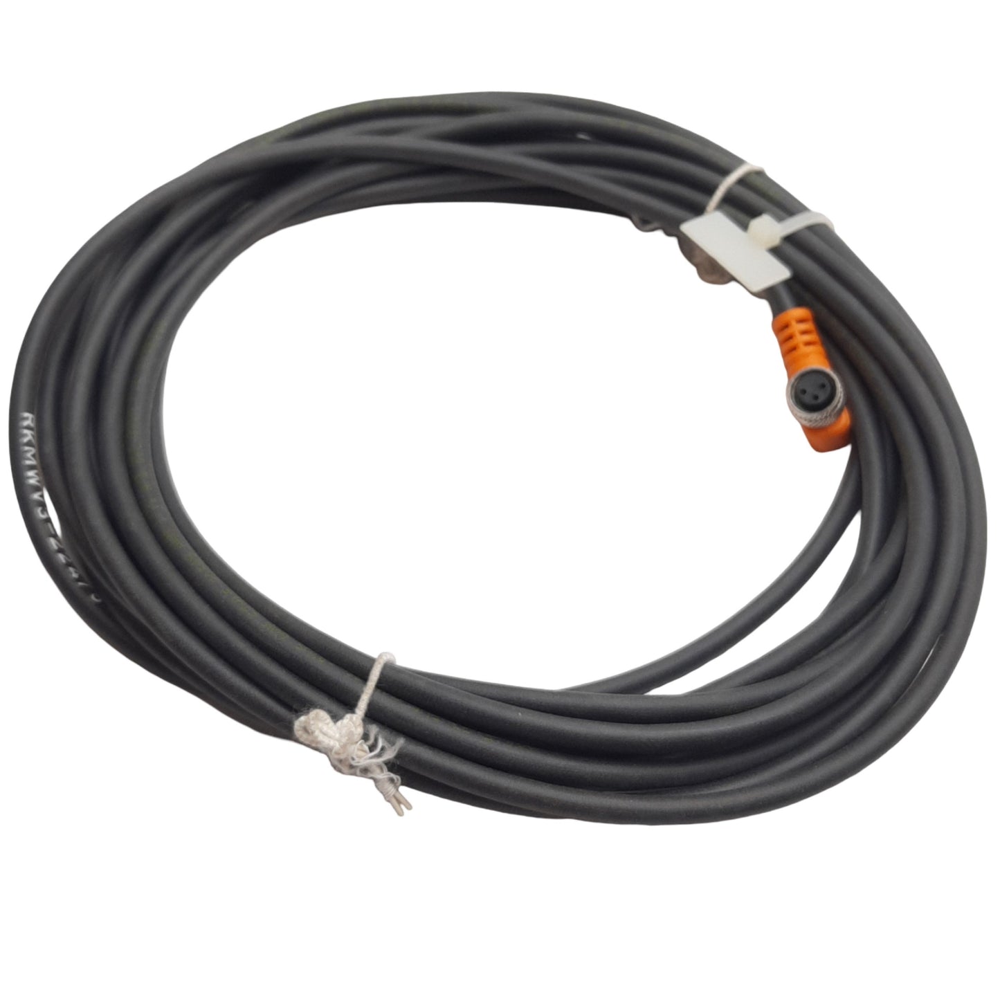 Used Lumberg RKMWV 3-224/5 Single-Ended Cordset 60V, 4A, M8 Female 3-Pin, 5m Length
