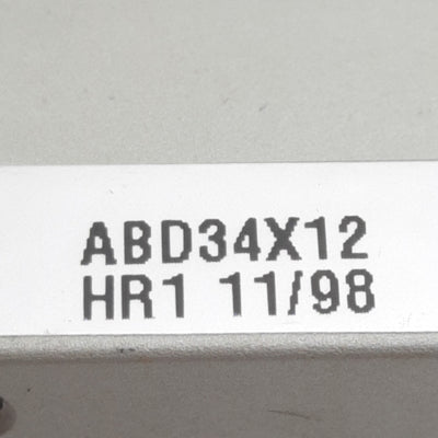 New Compact ABD34X12 Pneumatic Cylinder, ø3/4in Bore, 1/2in Stroke, #10-32, 250psi