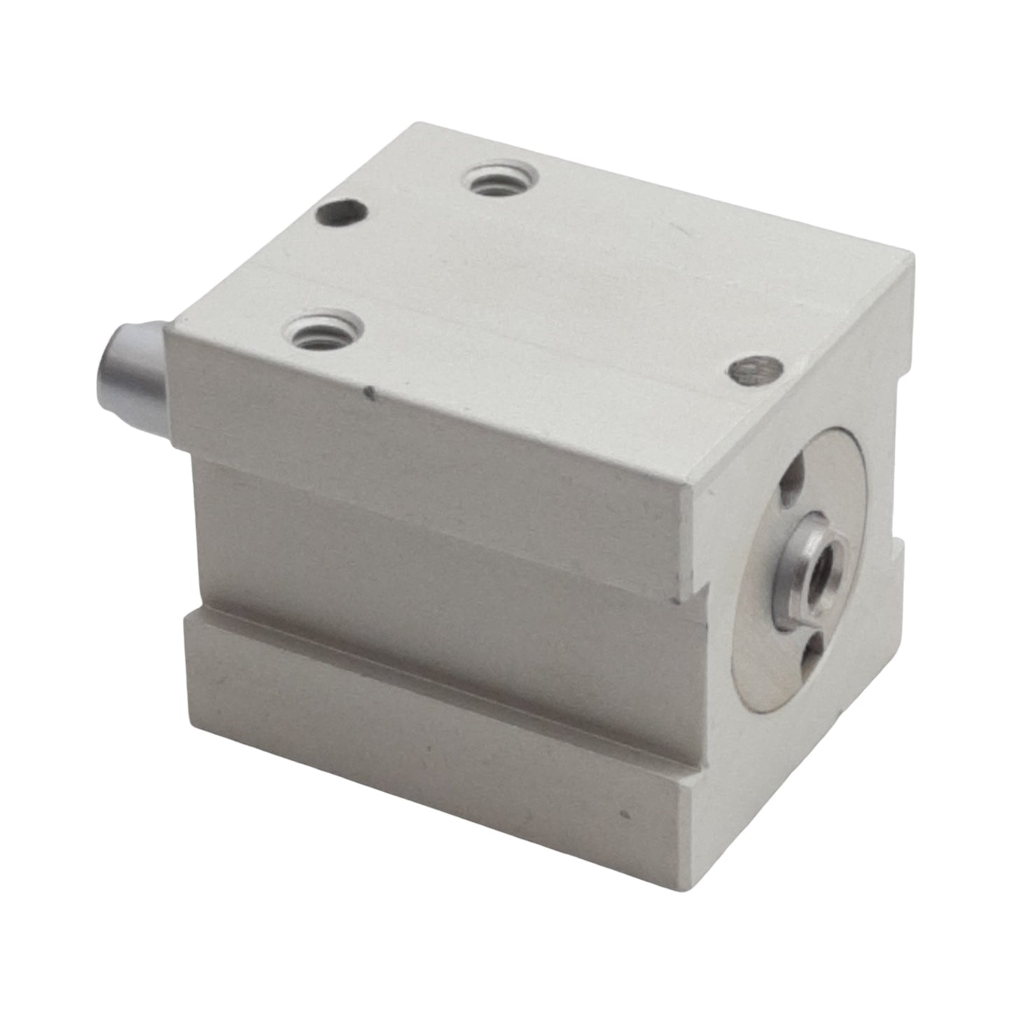 New Compact ABD34X12 Pneumatic Cylinder, ø3/4in Bore, 1/2in Stroke, #10-32, 250psi