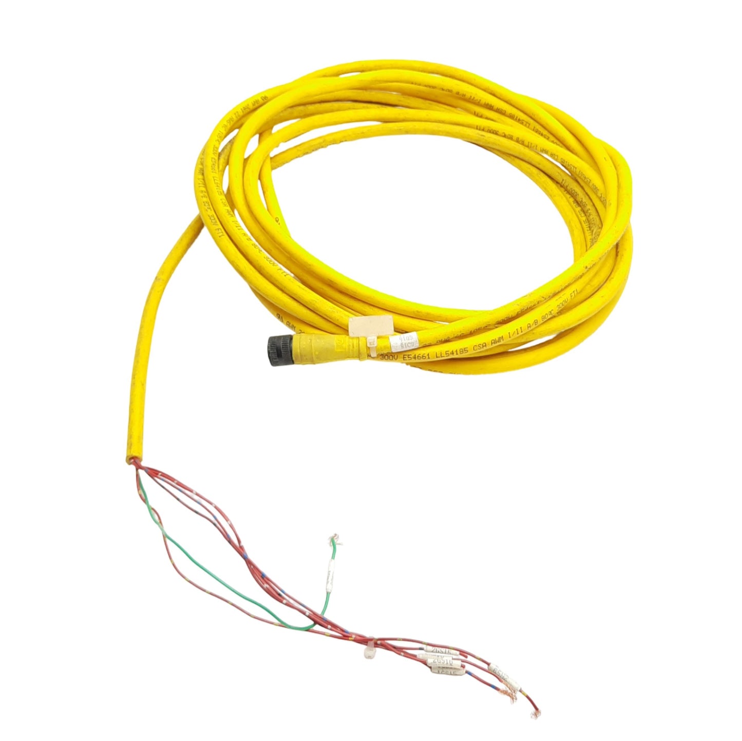 Used Allen Bradley 889R-F6ACA-5 AC Micro Cordset 250VAC 4A, M12 6-Pin Female