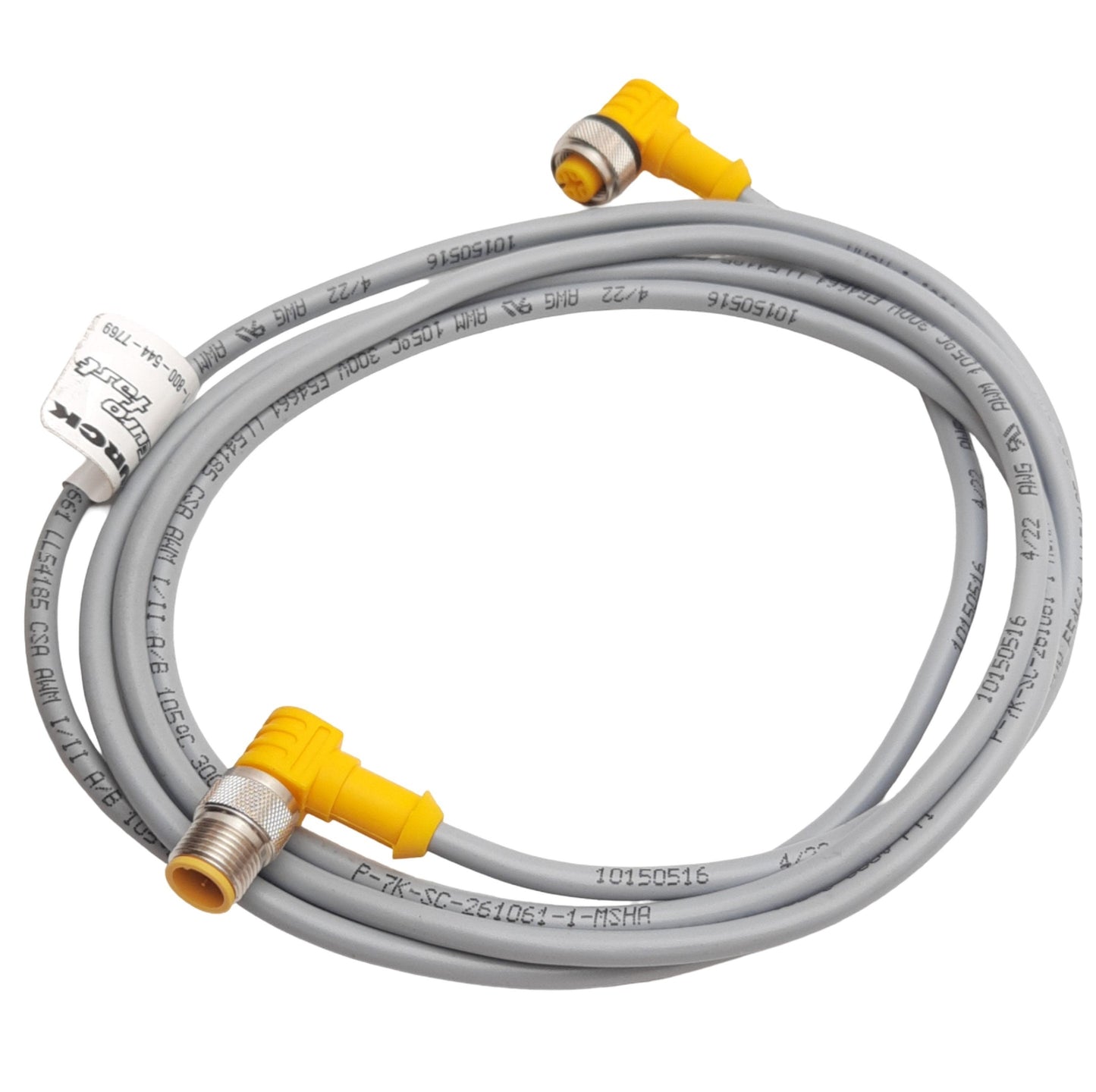 New Turck WK 4.4T-2-WS 4.4T Actuator and Sensor Cable 250V, 4A Max, 2m Length