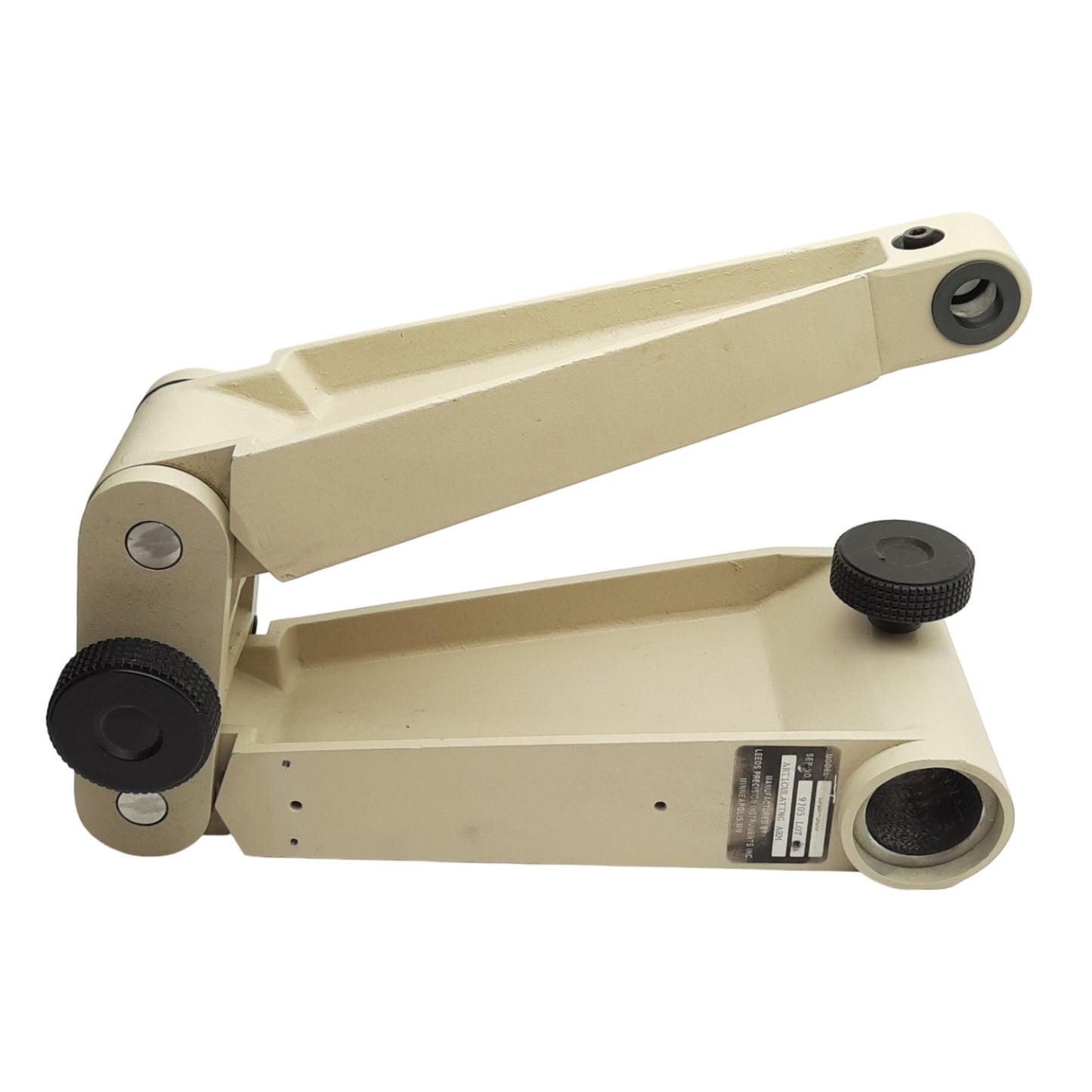Used Leeds LMS-300 Articulating Microscope Boom Arm 2-Joint, 24.5" Reach *No Bushing*