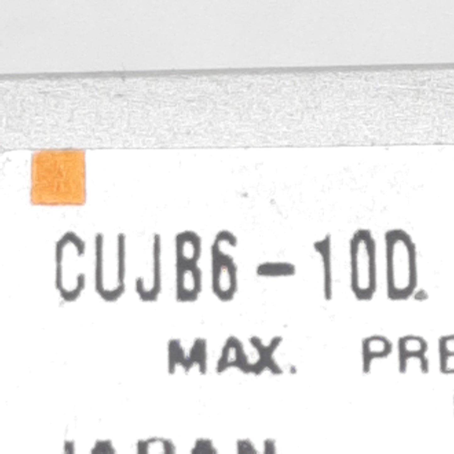 Used Lot of 3 SMC CUJB6-10D Free-Mount Cylinder, ø6mm Bore, 10mm Stroke, M3, 0.7MPa