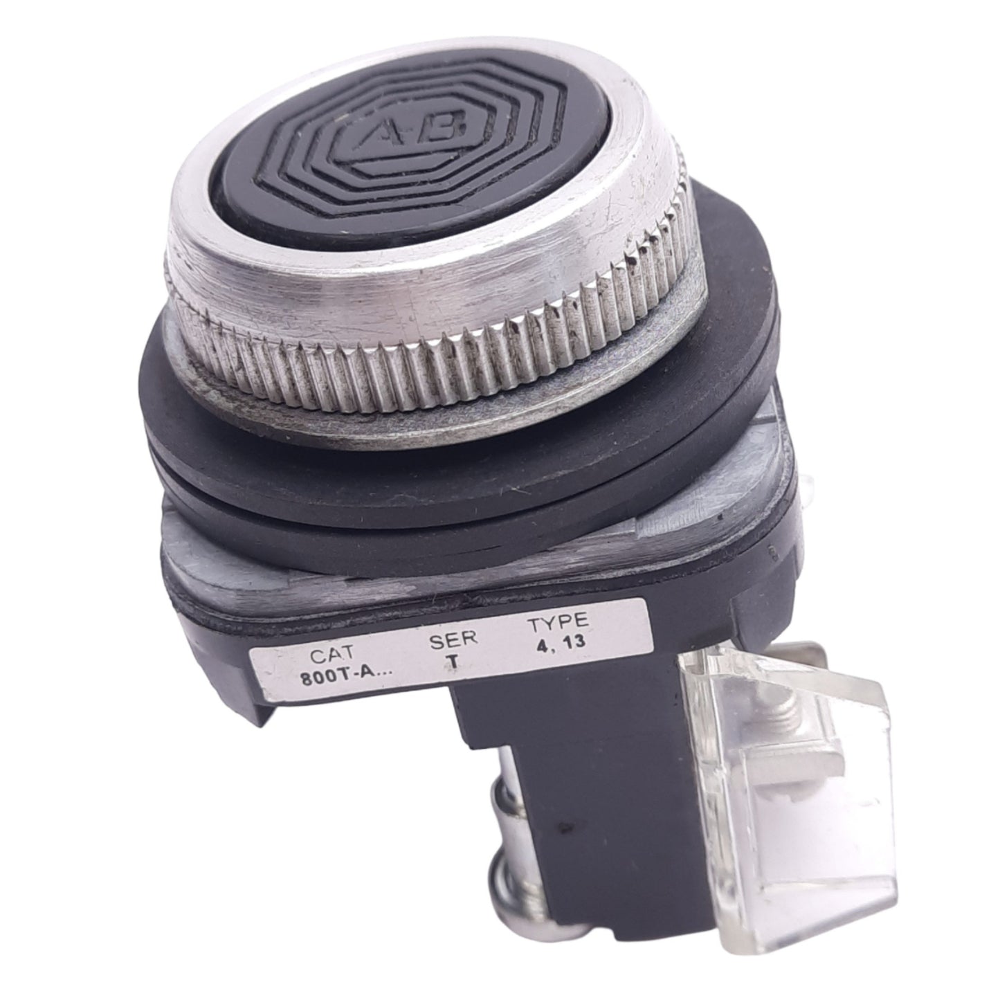 Used Allen Bradley 800T-A T Push Button Switch, ø30mm, 1NO 1NCLB, 600V 10A Max