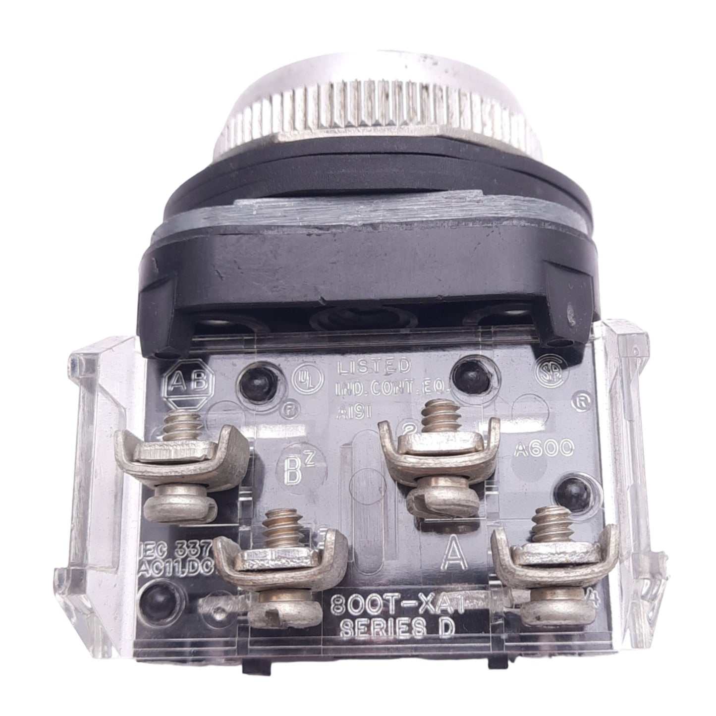 Used Allen Bradley 800T-A T Push Button Switch, ø30mm, 1NO 1NCLB, 600V 10A Max