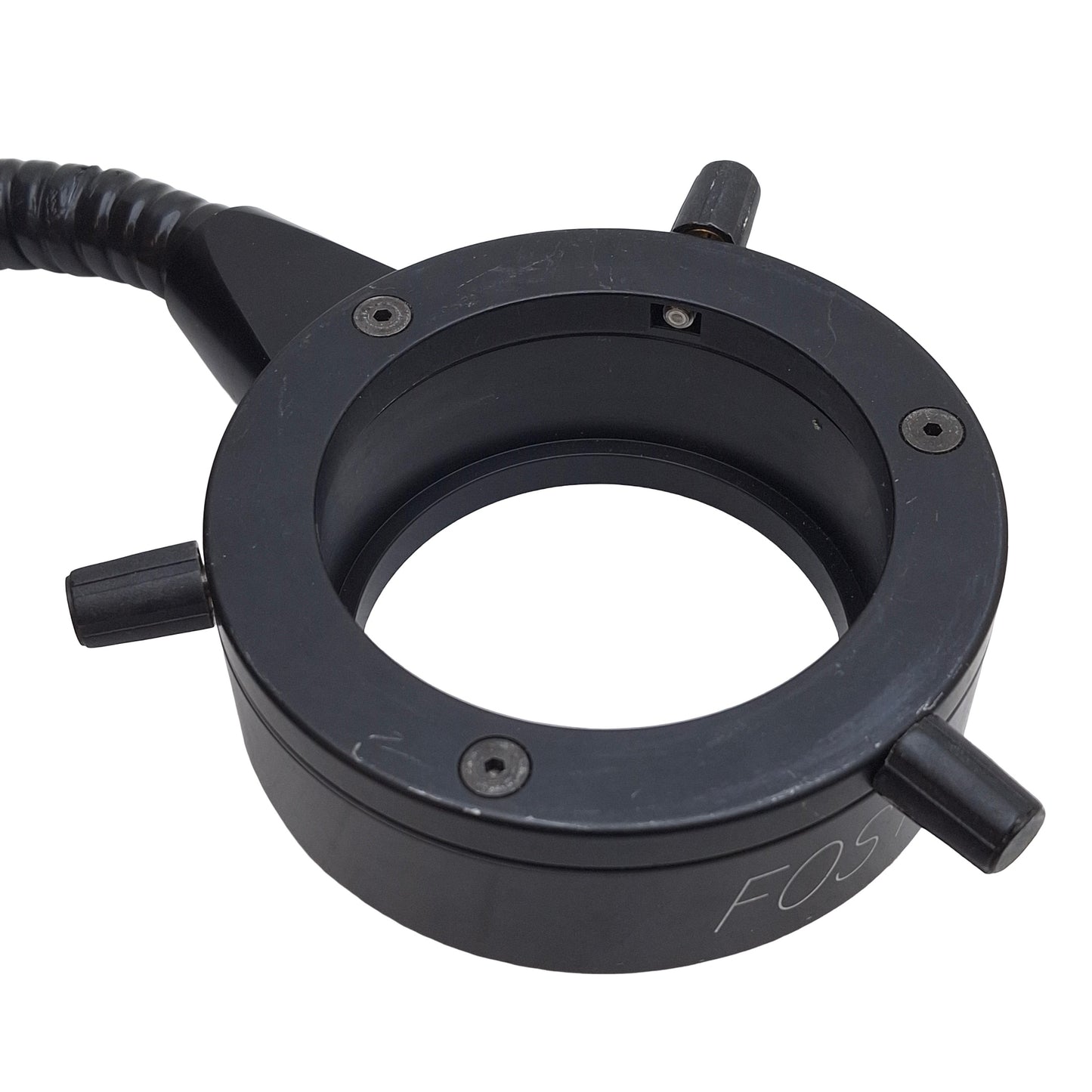 Used Schott A08600 Universal Fiber Optic Ring Light ø60mm ID, ø16mm Input *No Clamps*