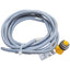 Used Turck WK 4.4T-2-WS 4.4T/S675 Right-Angle M12 Eurofast Female x Bare End Cable 2m