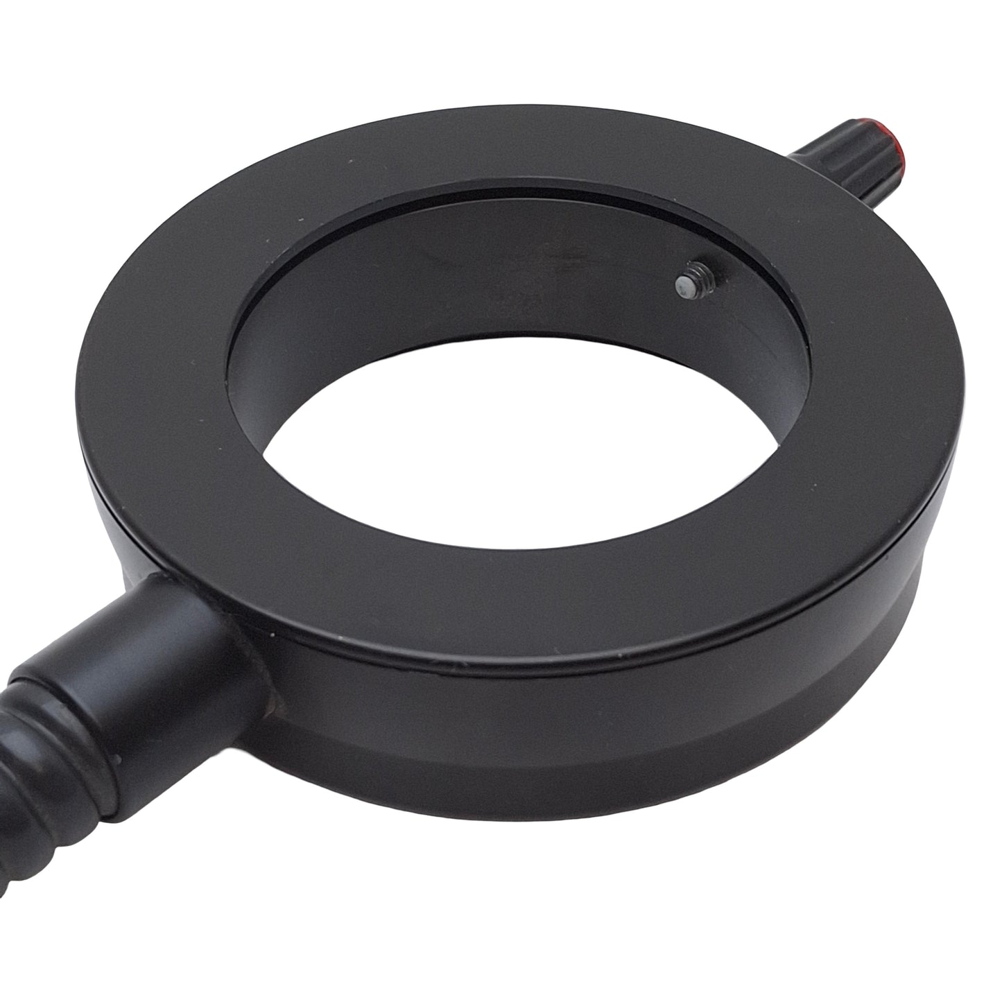 Used Fiber Optic Ring Light Guide, ø58mm ID, ø9.3mm Bundle, ø10mm Input, 42.5in Long