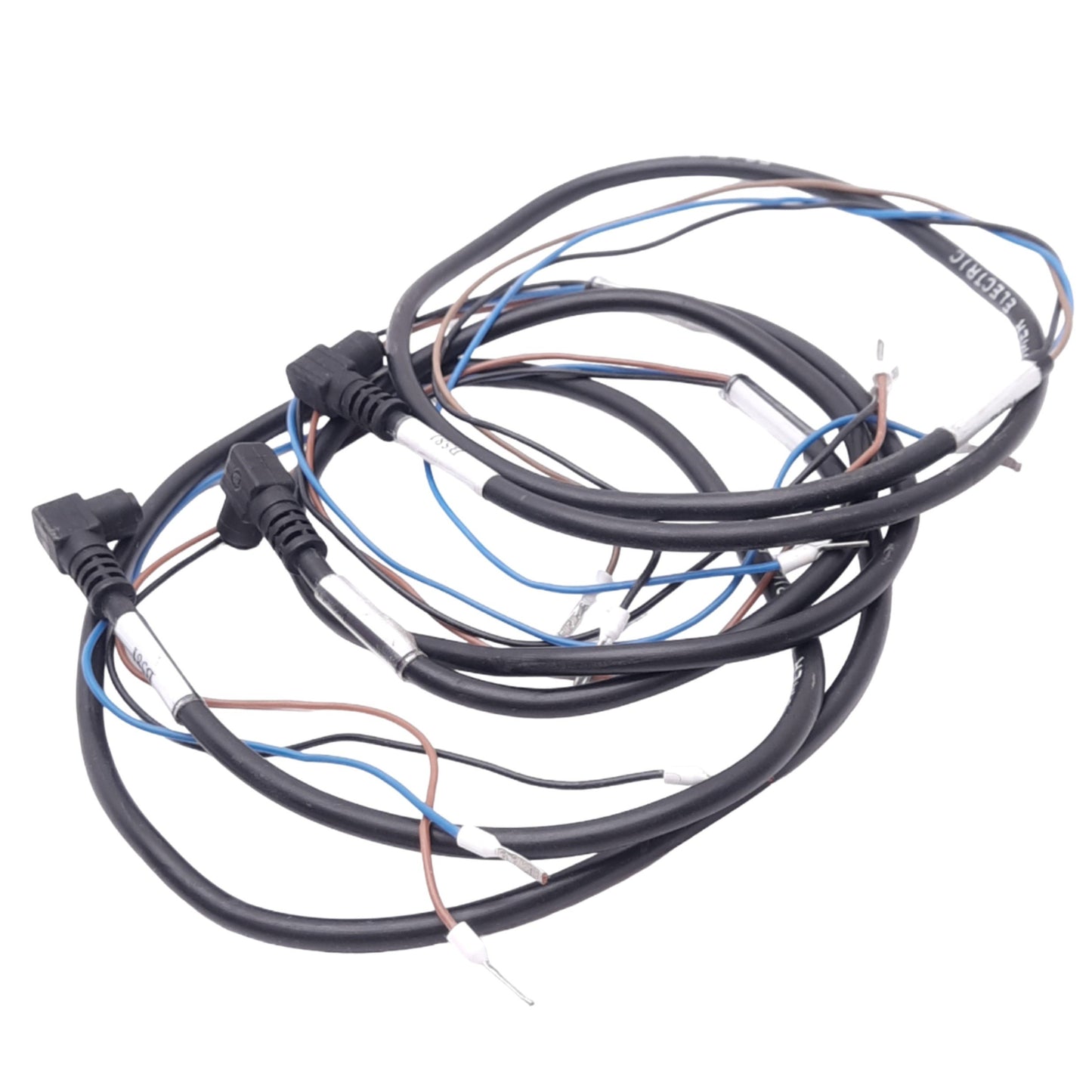 Used Lot of 3 Baumer ES8.5 Sensor Cables, M8 3-Pin 90° Female, 60VAC/DC, 3ft Length