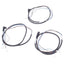 Used Lot of 3 Baumer ES8.5 Sensor Cables, M8 3-Pin 90° Female, 60VAC/DC, 3ft Length