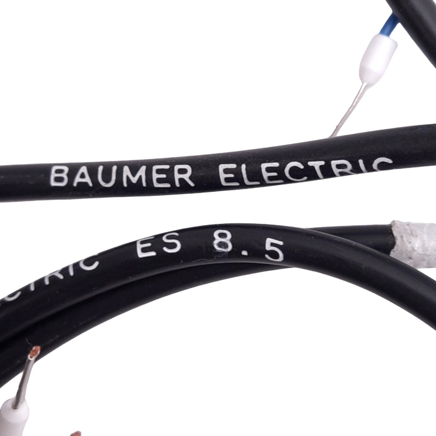Used Lot of 3 Baumer ES8.5 Sensor Cables, M8 3-Pin 90° Female, 60VAC/DC, 3ft Length