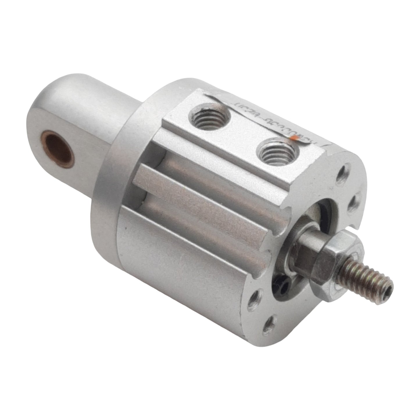 Used SMC NCQ8C056-025M Pneumatic Cylinder, ø9/16in Bore, 1/4in Stroke, #10-32, 200psi