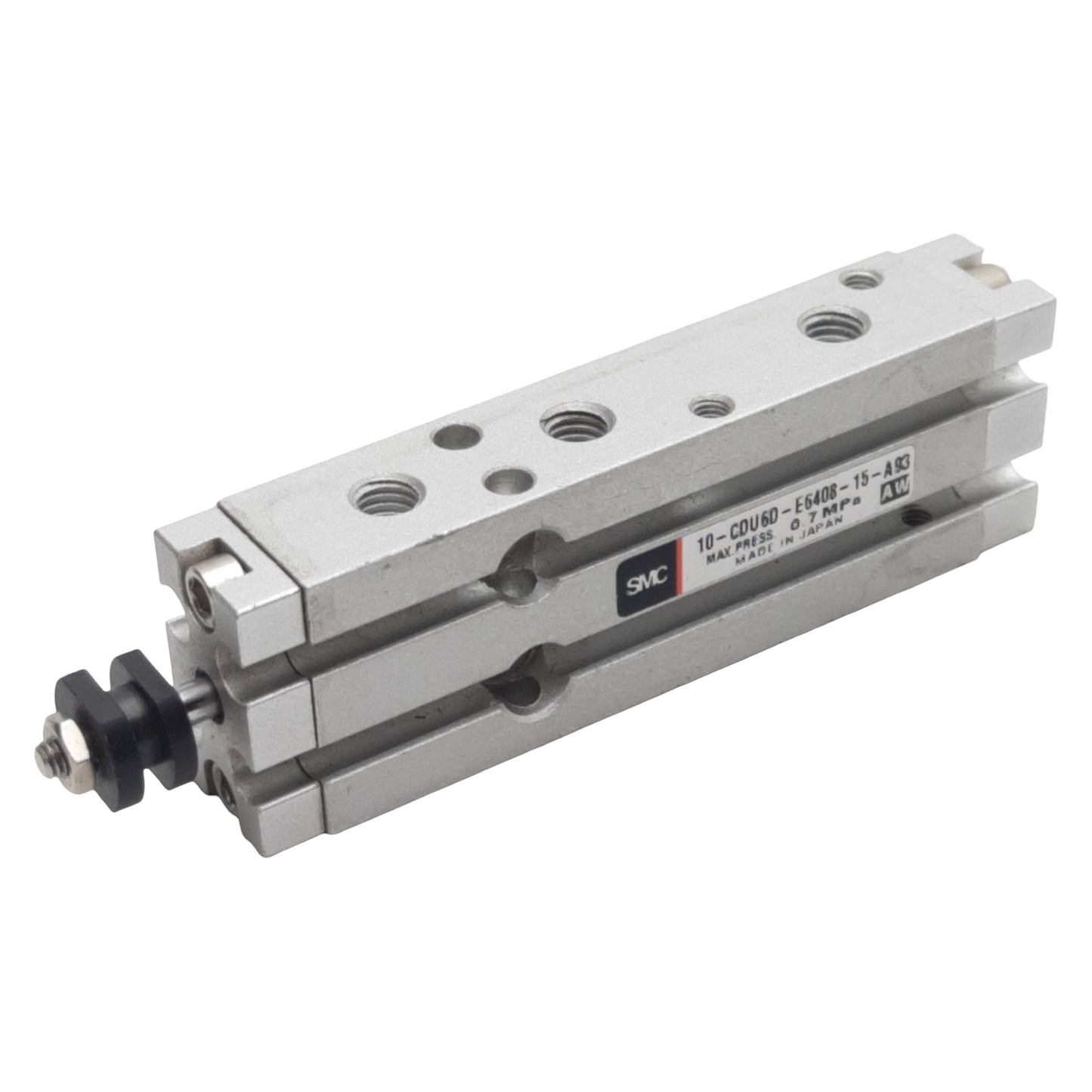 Used SMC 10-CDU6D-E6408-15-A93 Pneumatic Cylinder ø10mm Bore, 10mm Stroke, M5, 0.7MPa