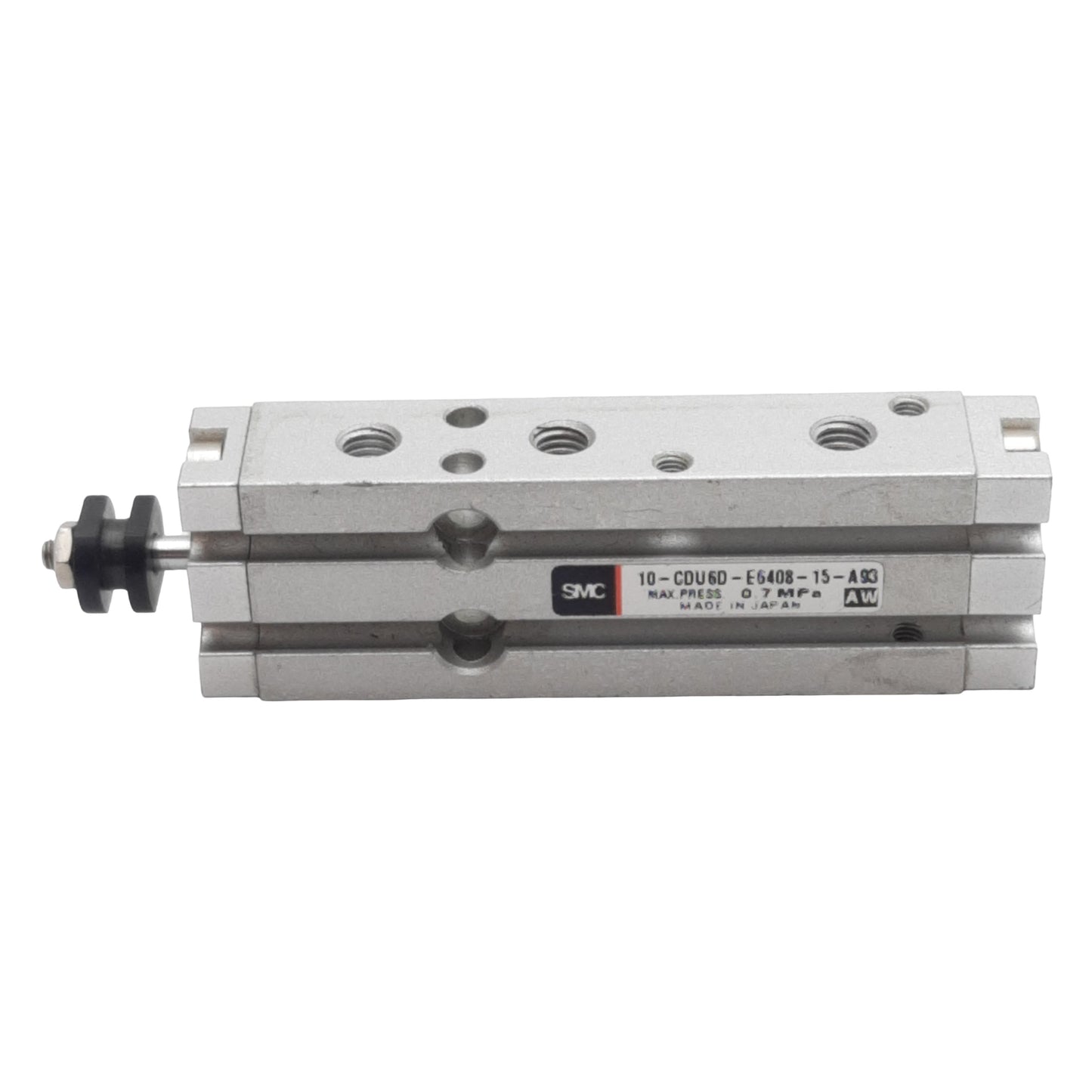 Used SMC 10-CDU6D-E6408-15-A93 Pneumatic Cylinder ø10mm Bore, 10mm Stroke, M5, 0.7MPa