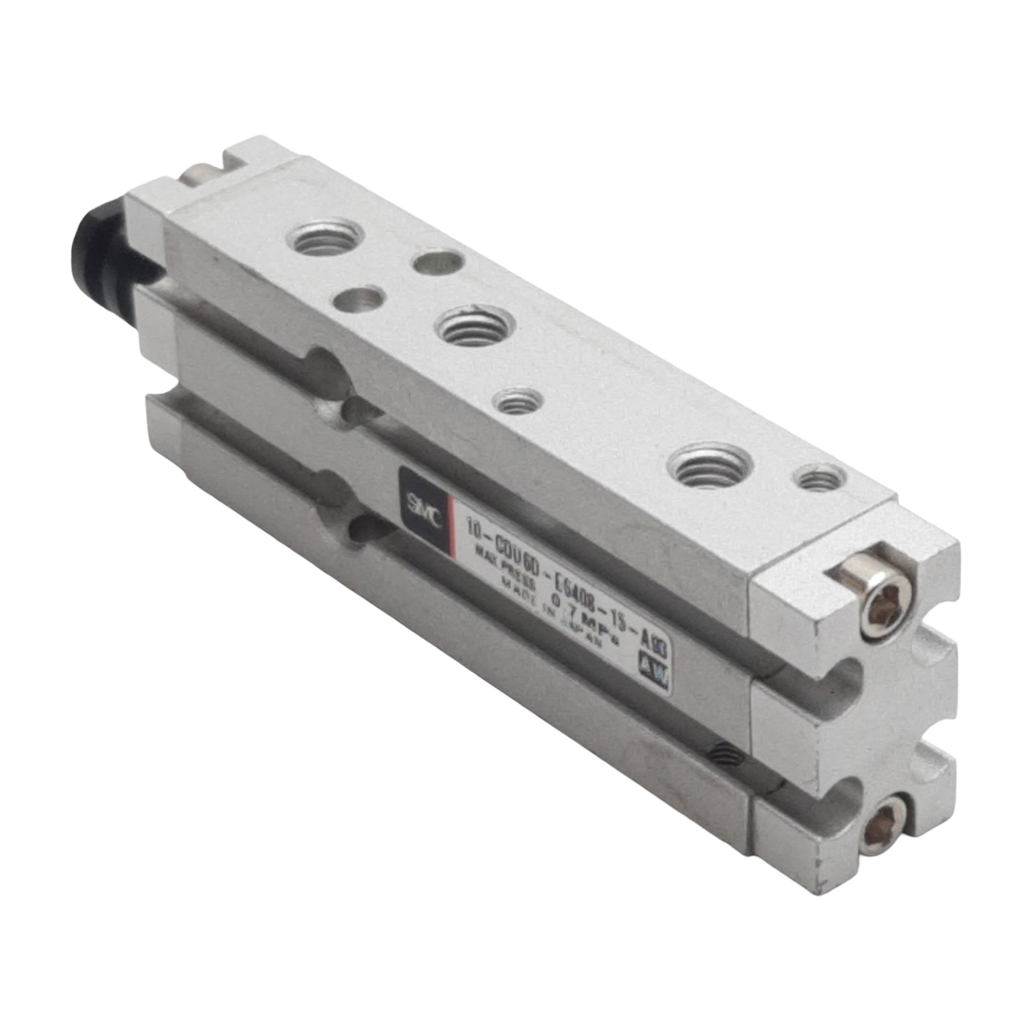 Used SMC 10-CDU6D-E6408-15-A93 Pneumatic Cylinder ø10mm Bore, 10mm Stroke, M5, 0.7MPa