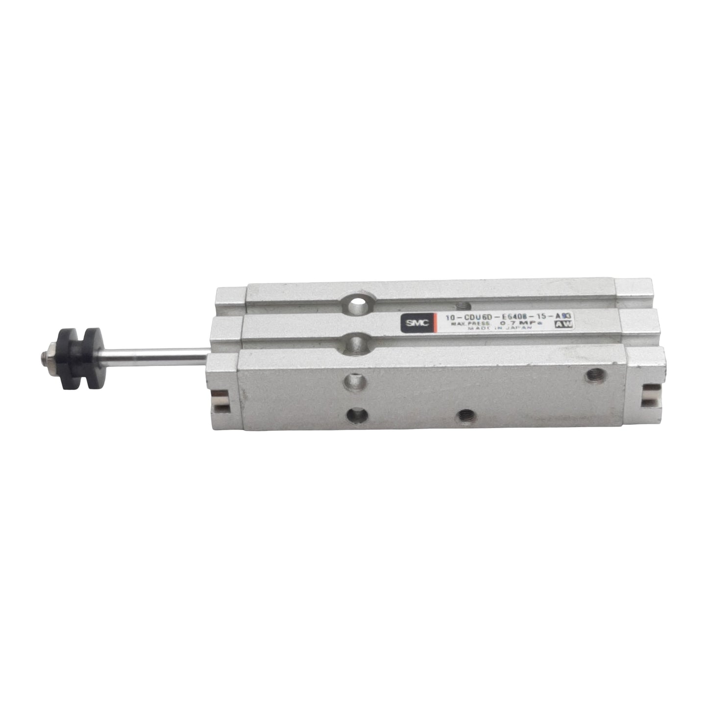 Used SMC 10-CDU6D-E6408-15-A93 Pneumatic Cylinder ø10mm Bore, 10mm Stroke, M5, 0.7MPa