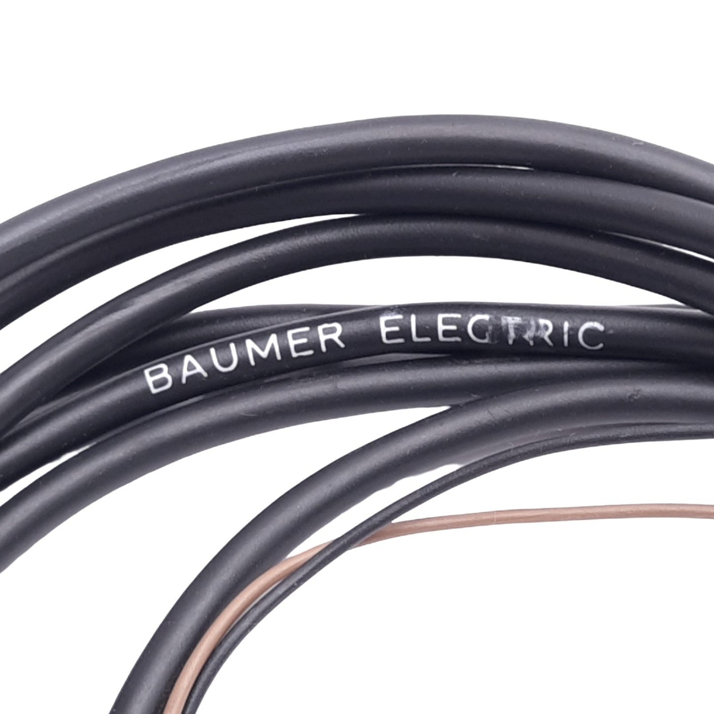 Used Baumer ES9.5 Sensor Cable, Push-On M8 3-Pin Female, 60VAC/DC, 8ft Length