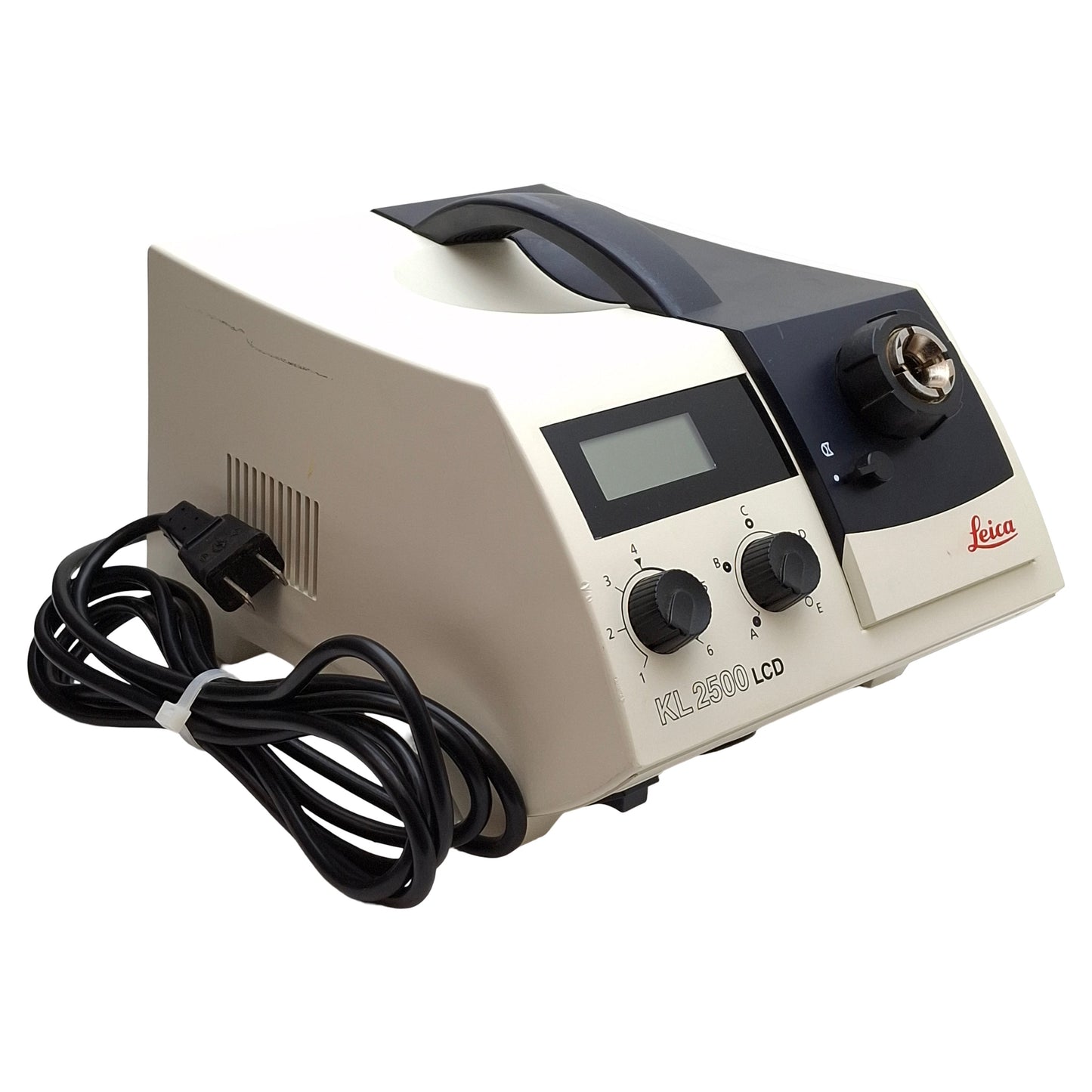 Used Leica Schott KL 2500 LCD Fiber Optic Light Light Source, 250W Lamp, 120VAC