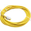 Used Banner MQDC-415 4-Pin Single-Ended M12 Female Straight Micro Cordset Yellow, 5m