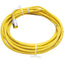 Used Banner MQDC-415 4-Pin Single-Ended M12 Female Straight Micro Cordset Yellow, 5m