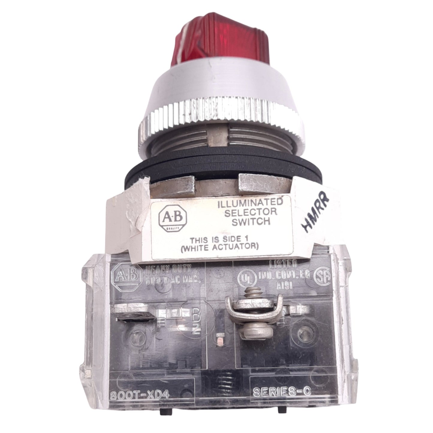 Used Allen Bradley 800T-24HX2KB6 Illuminated Selector Switch, ø30mm, 1NCLB, 600V 10A