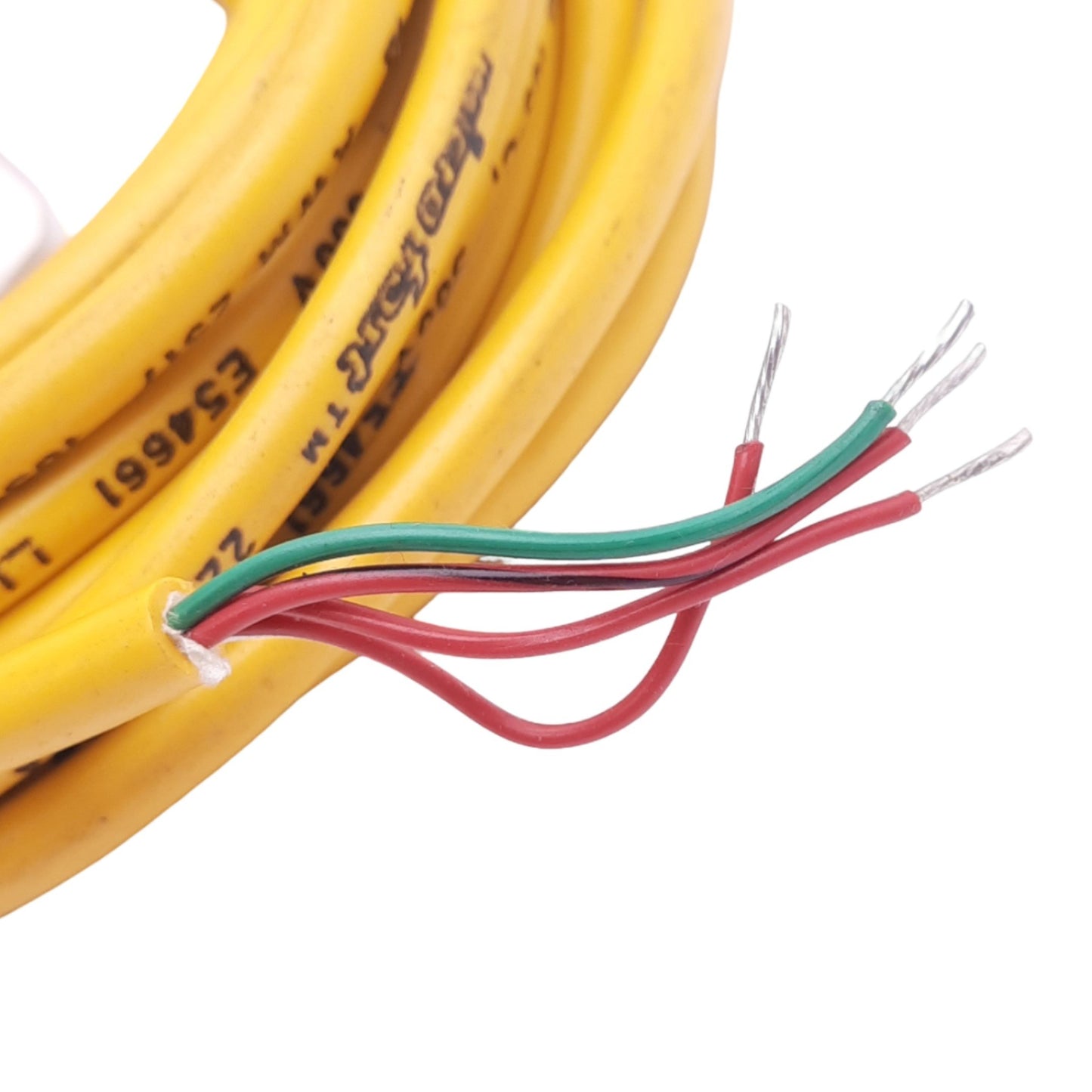 Used Banner 32952 MQAC-415 MicroFast Cordset, 4-Pin M12 to Flying Leads, 250V 4A, 5m