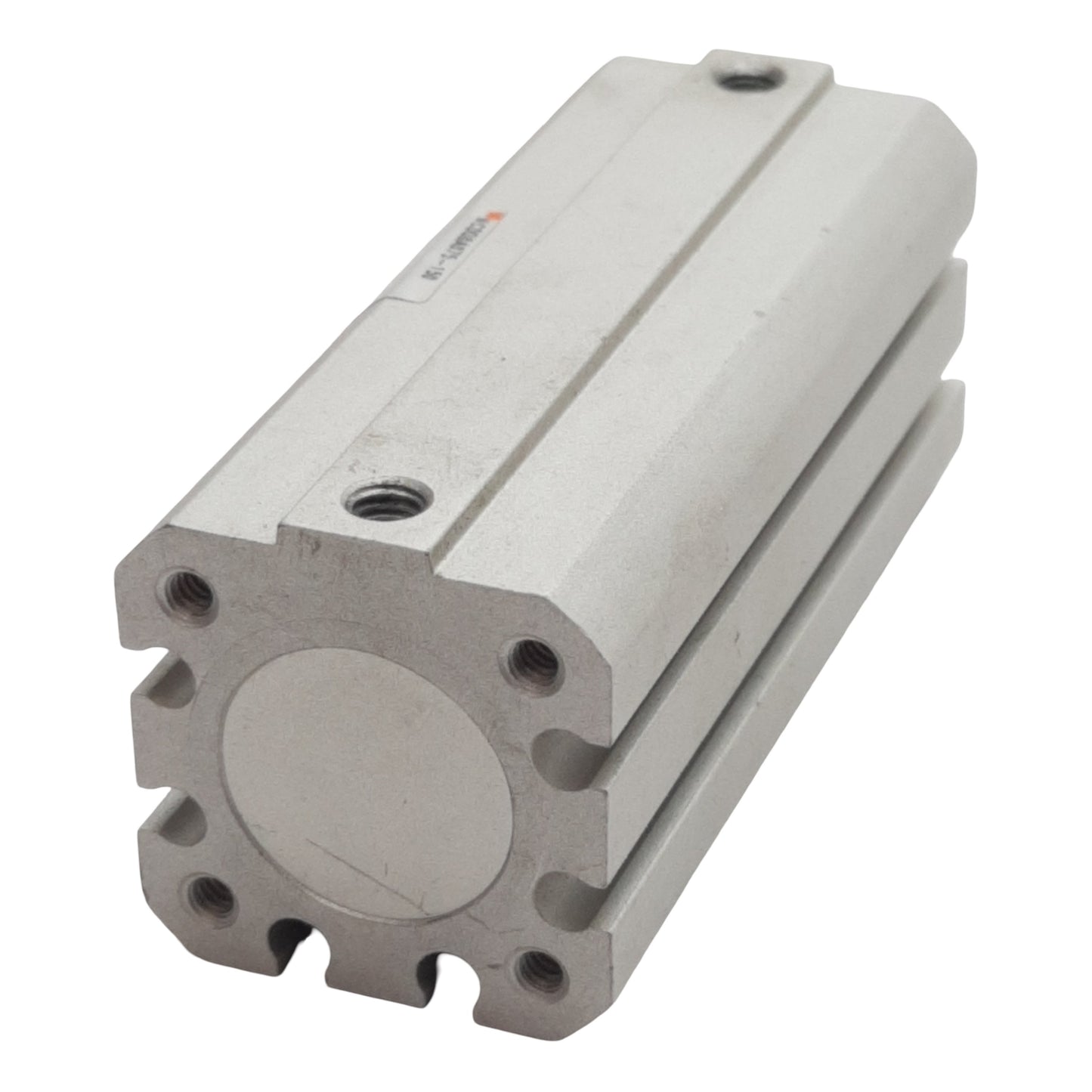 Used SMC NCDQ8A075-150 Pneumatic Cylinder ø3/4in Bore, 1-1/2in Stroke, #10-32, 200psi