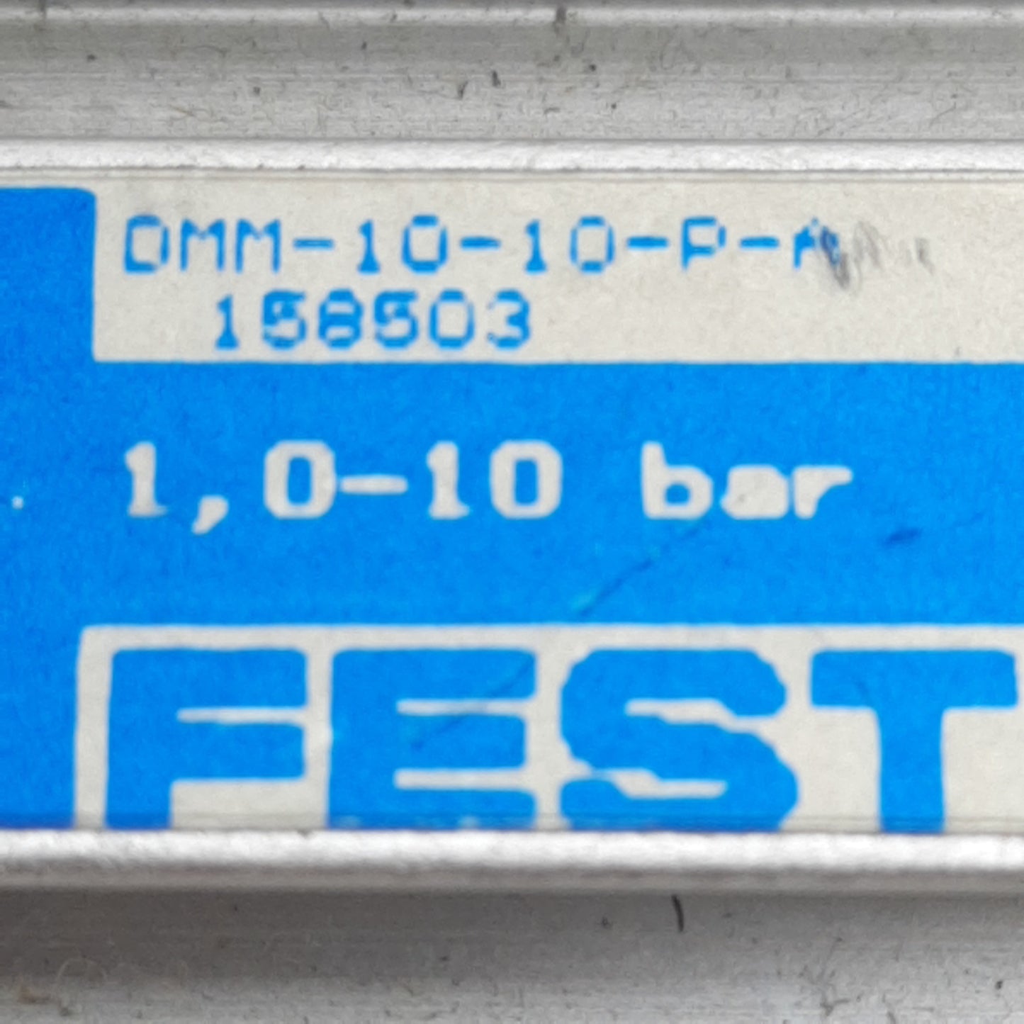 Used Festo DMM-10-10-P-A Compact Cylinder, ø10mm Bore, 10mm Stroke, M3, 1-10bar