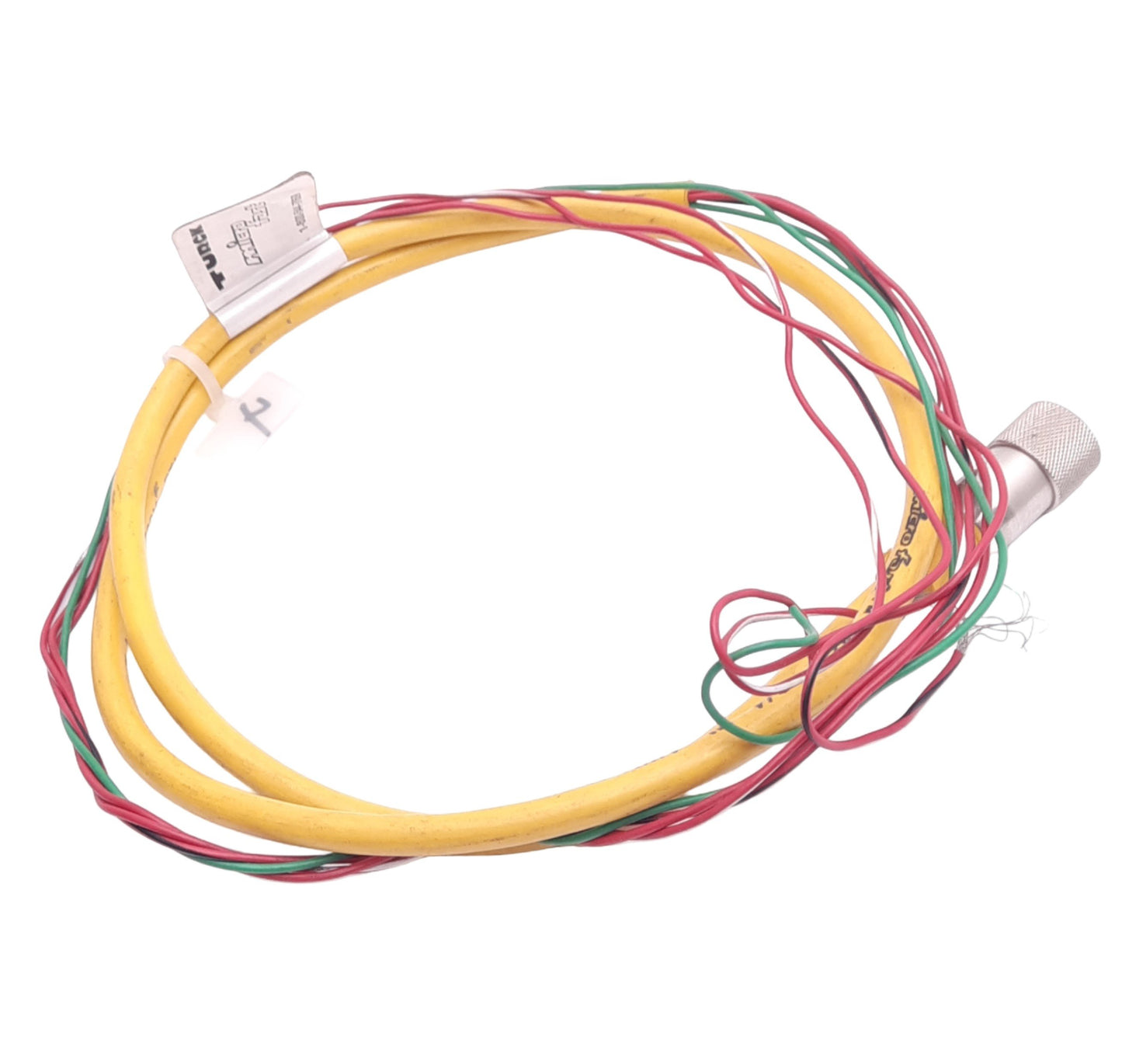 Used Turck KB 4T-6 U2477 MicroFast Cordset, 4-Pin M12 to Flying Leads, 250V 4A, 4ft