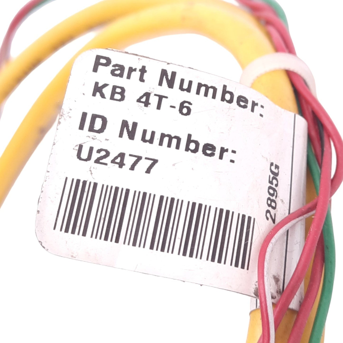 Used Turck KB 4T-6 U2477 MicroFast Cordset, 4-Pin M12 to Flying Leads, 250V 4A, 4ft