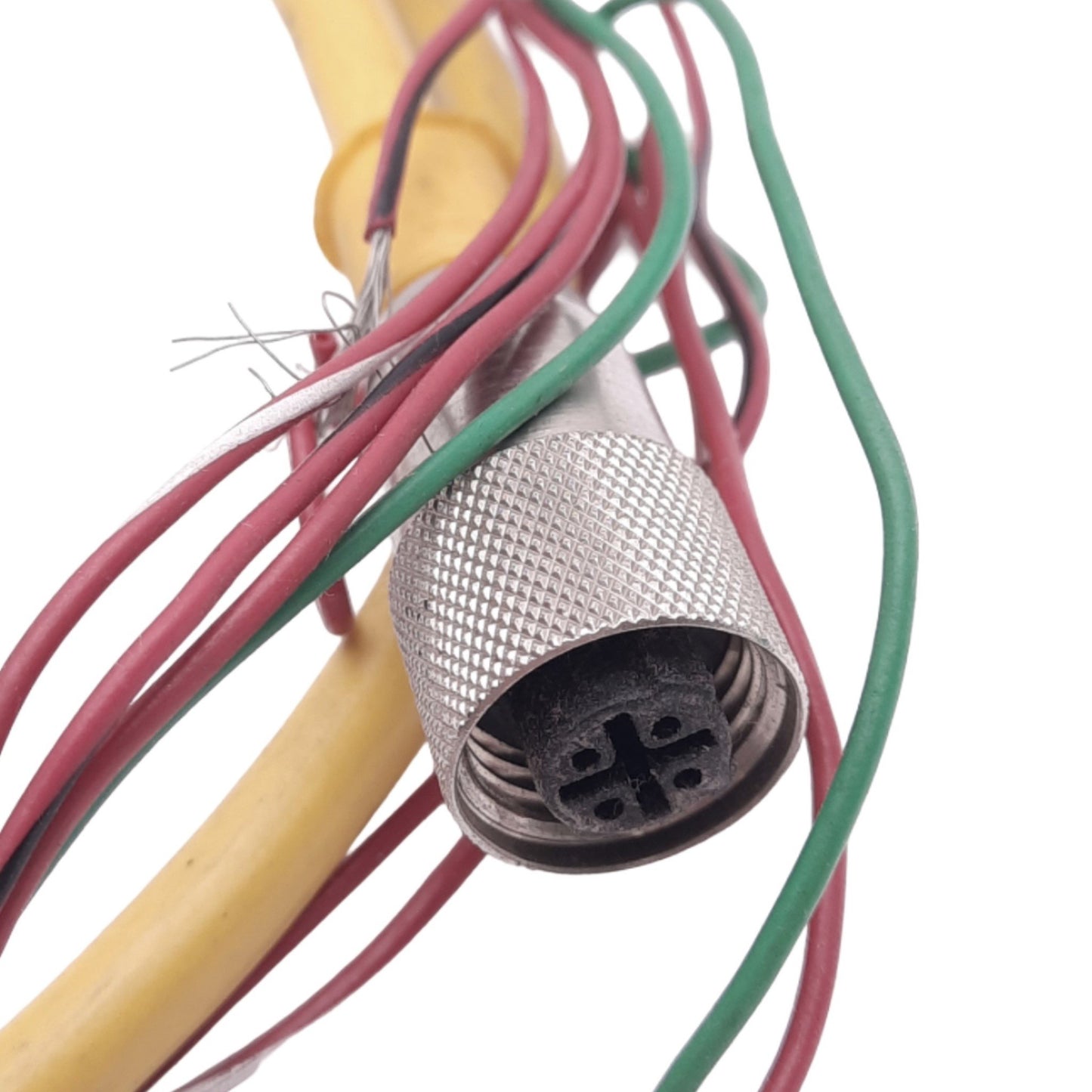 Used Turck KB 4T-6 U2477 MicroFast Cordset, 4-Pin M12 to Flying Leads, 250V 4A, 4ft