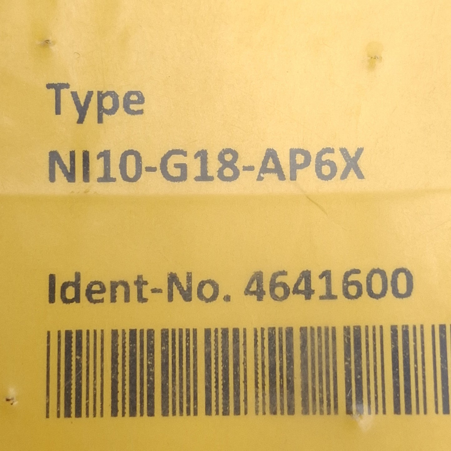 New Turck NI10-G18-AP6X Inductive Proximity Sensor, 10mm, 3-Wire PNP-NO, 10-30VDC