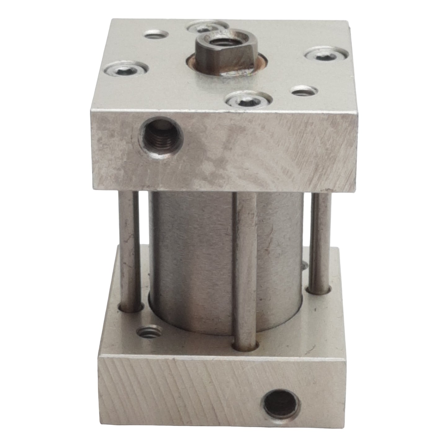 Used Bimba FS-041 FLAT-1 Square Pneumatic Cylinder, ø3/4in Bore, 1in Stroke, #10-32