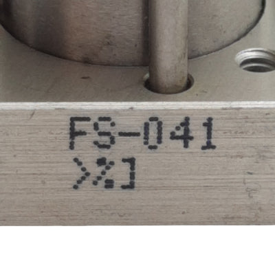 Used Bimba FS-041 FLAT-1 Square Pneumatic Cylinder, ø3/4in Bore, 1in Stroke, #10-32