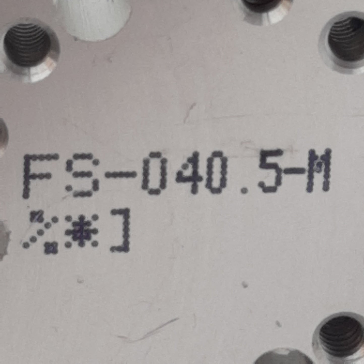 Used Bimba FS-040.5-M FLAT-1 Pneumatic Cylinder, ø3/4in Bore, 0.5in Stroke, #10-32