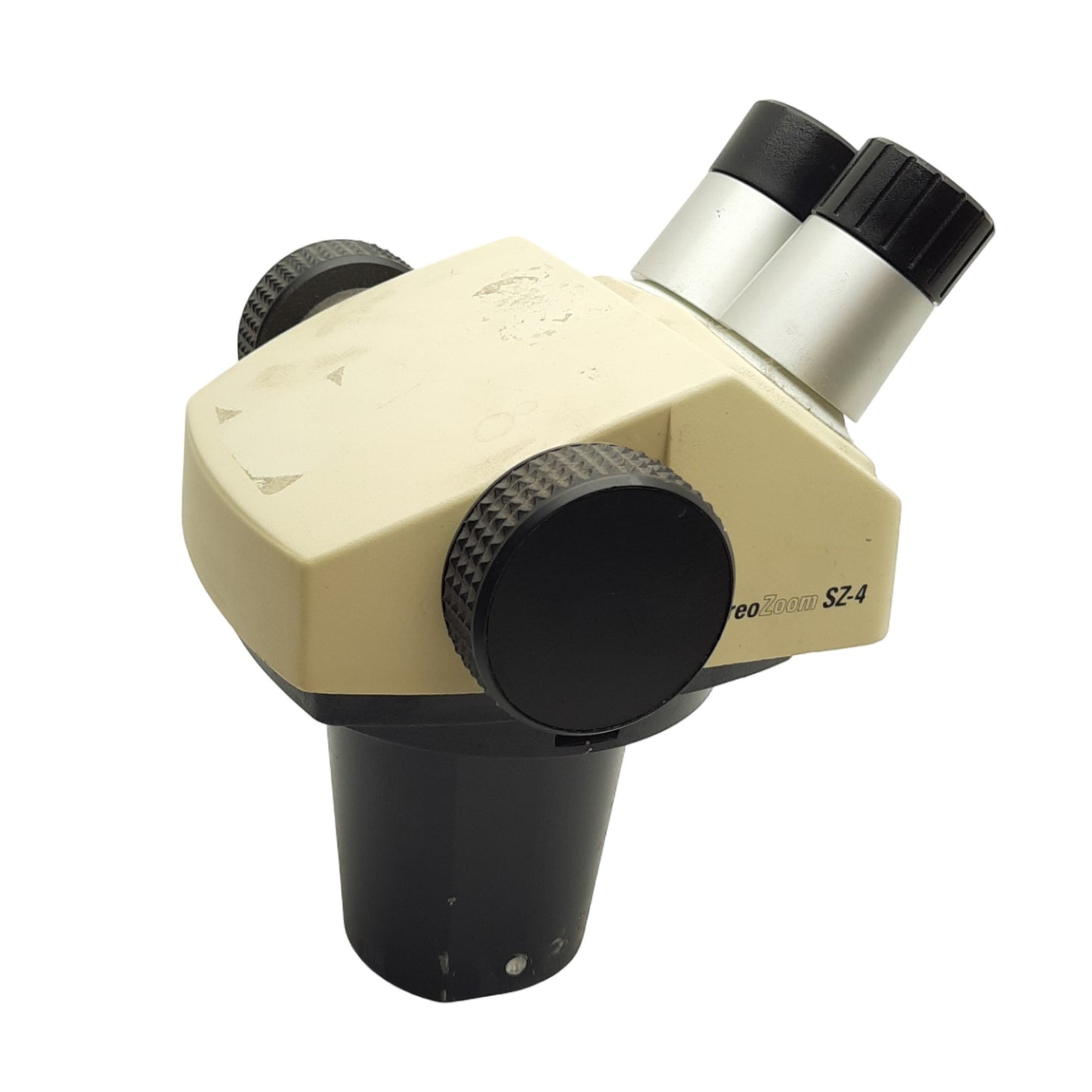 Used Leica SZ-4 Stereo Zoom Microscope Body, 0.7-3x Zoom, 100mm WD, *No Eyepieces*