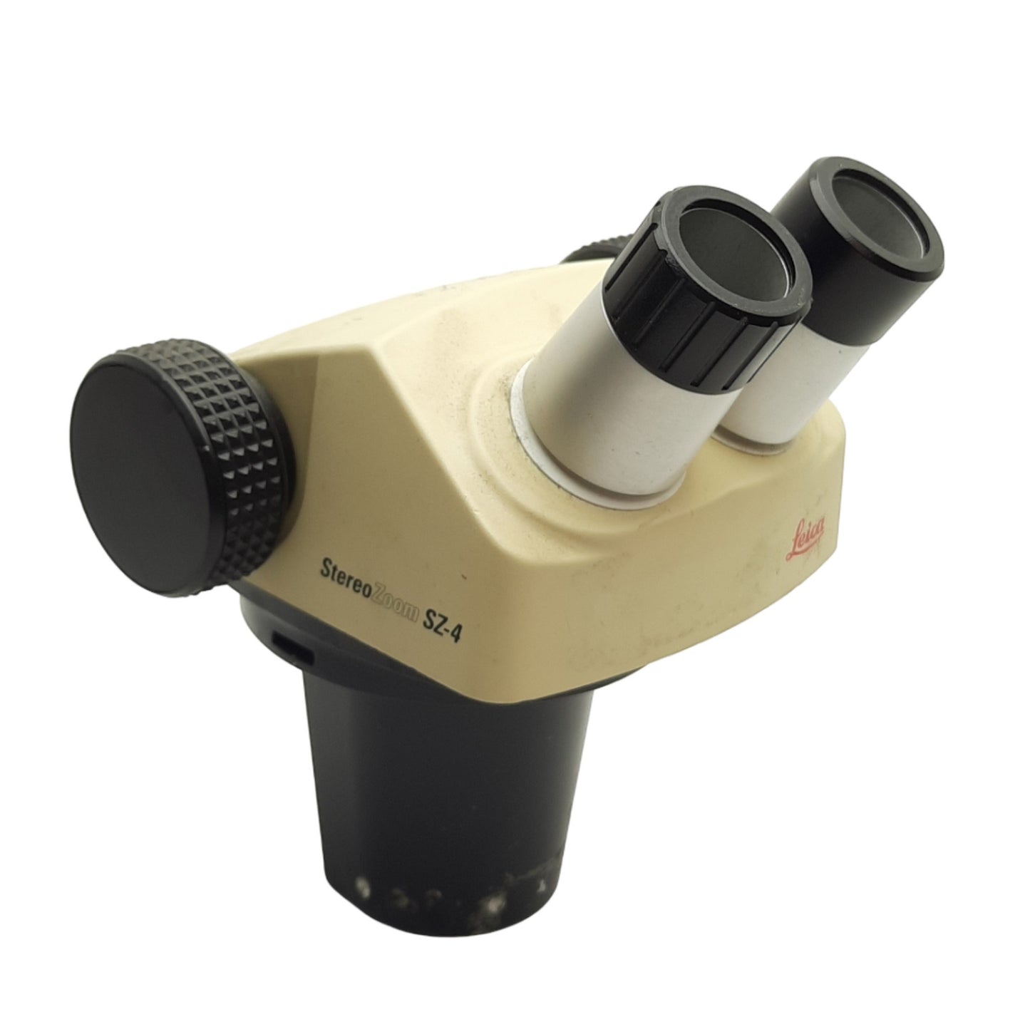 Used Leica SZ-4 Stereo Zoom Microscope Body, 0.7-3x Zoom, 100mm WD, *No Eyepieces*