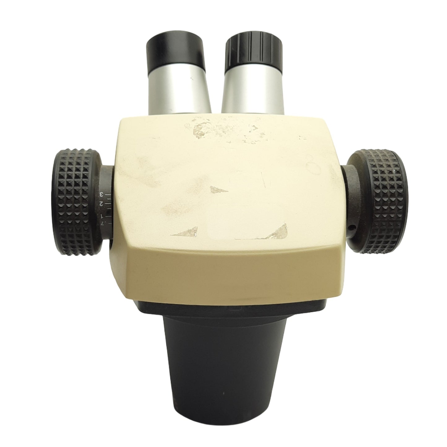 Used Leica SZ-4 Stereo Zoom Microscope Body, 0.7-3x Zoom, 100mm WD, *No Eyepieces*
