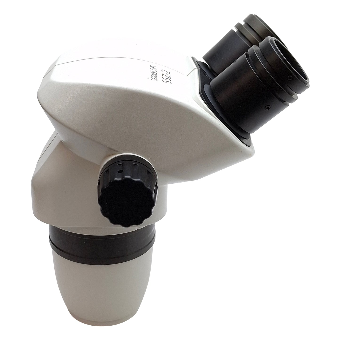 Used Scienscope SSZ-2 Stereo Zoom Binocular Microscope Head, 0.67x-4.5x, 100mm WD