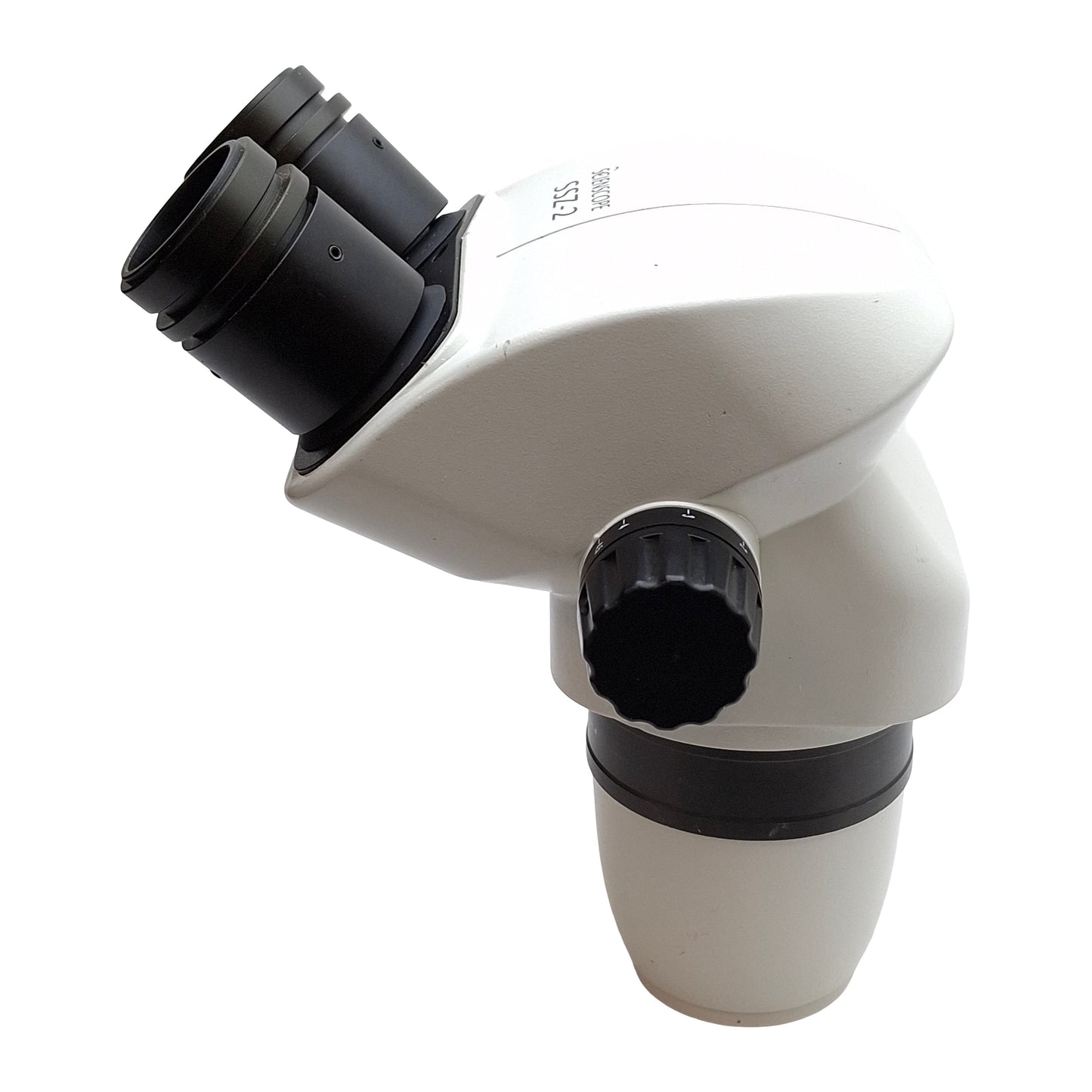 Used Scienscope SSZ-2 Stereo Zoom Binocular Microscope Head, 0.67x-4.5x, 100mm WD