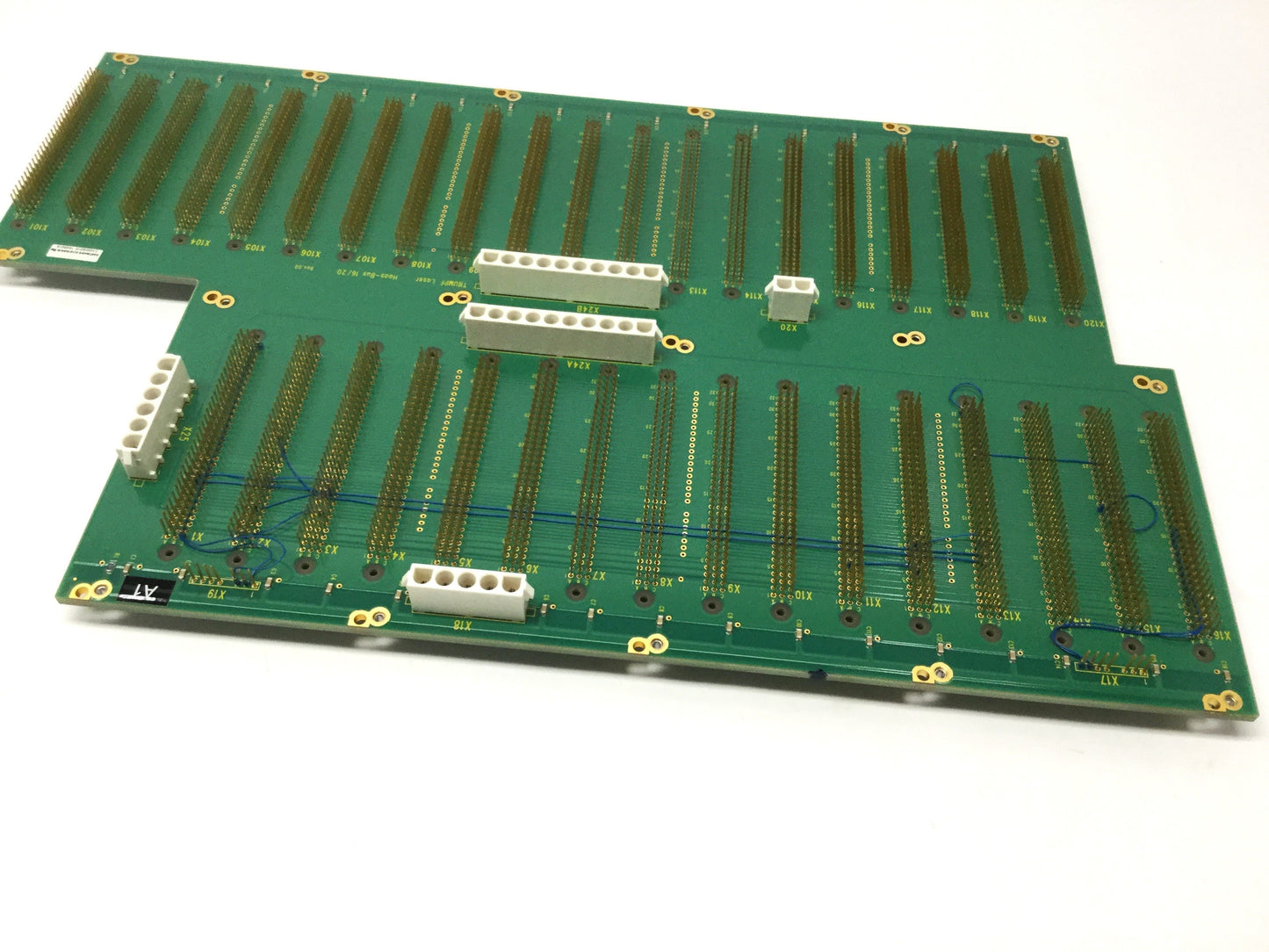 Used Trumpf Haas-Bus 16/20 Laser Backplane 36-Slot DIN 41612 Socket 96-pin Connectors