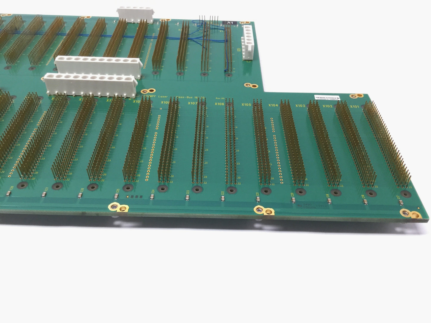 Used Trumpf Haas-Bus 16/20 Laser Backplane 36-Slot DIN 41612 Socket 96-pin Connectors