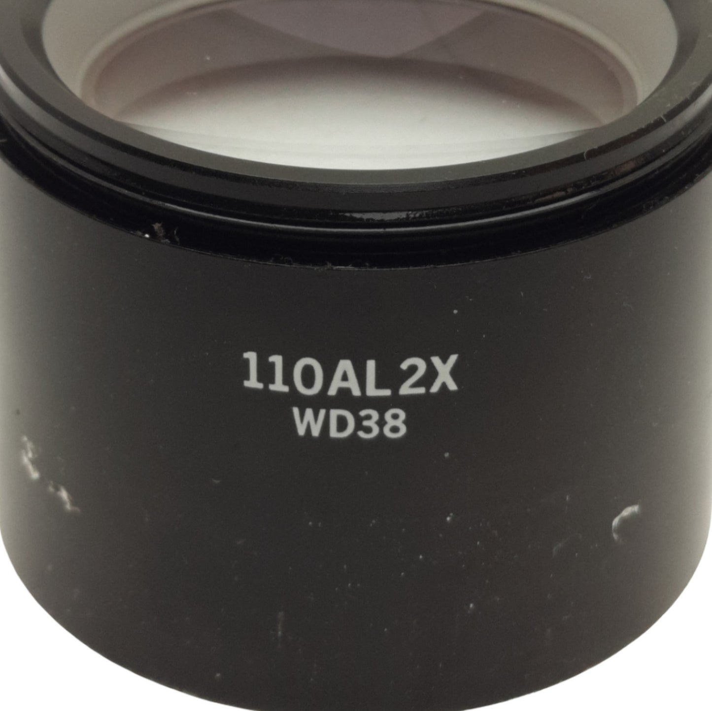 Used Olympus 110AL2X Auxiliary Objective Lens, 2.0x Mag., 38mm Working Distance
