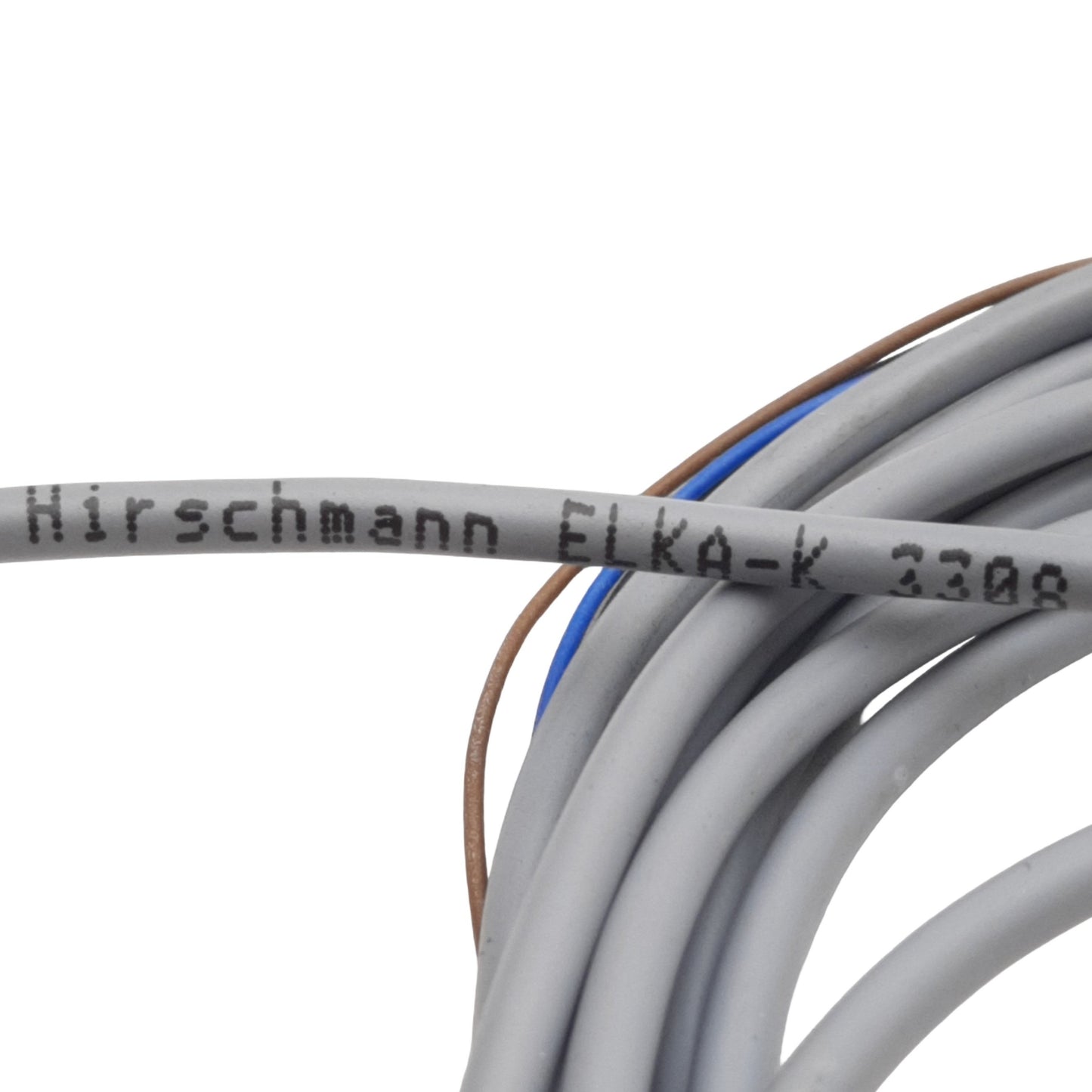 Used Hirschmann ELKA-K 3308 Cable M8 3-Pin Female to Flying Leads, 60VAC , 3m