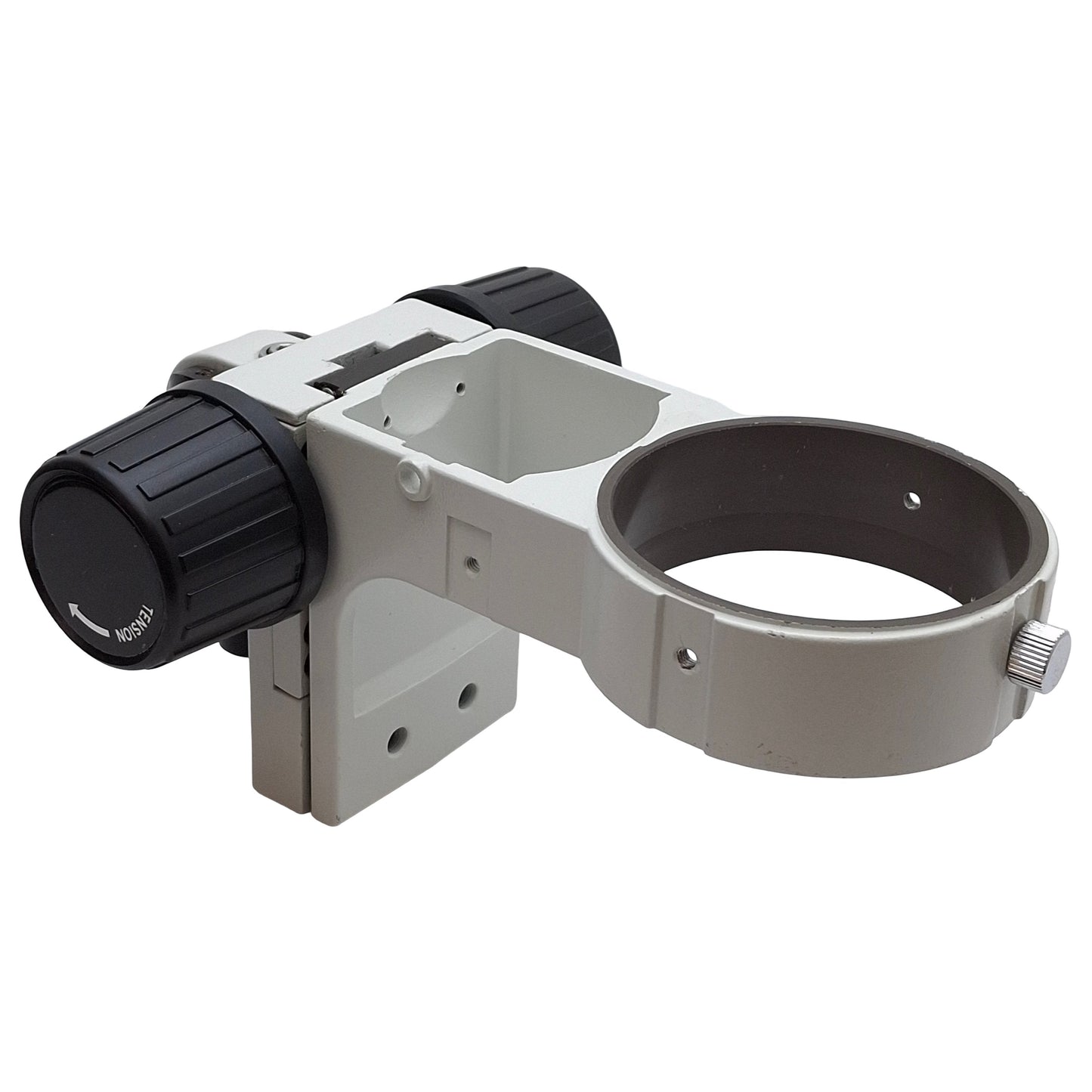 Used Scienscope SB-AB-SZ Microscope Focus Mount, ø76mm ID, 1in Travel, ø5/8in Adapter
