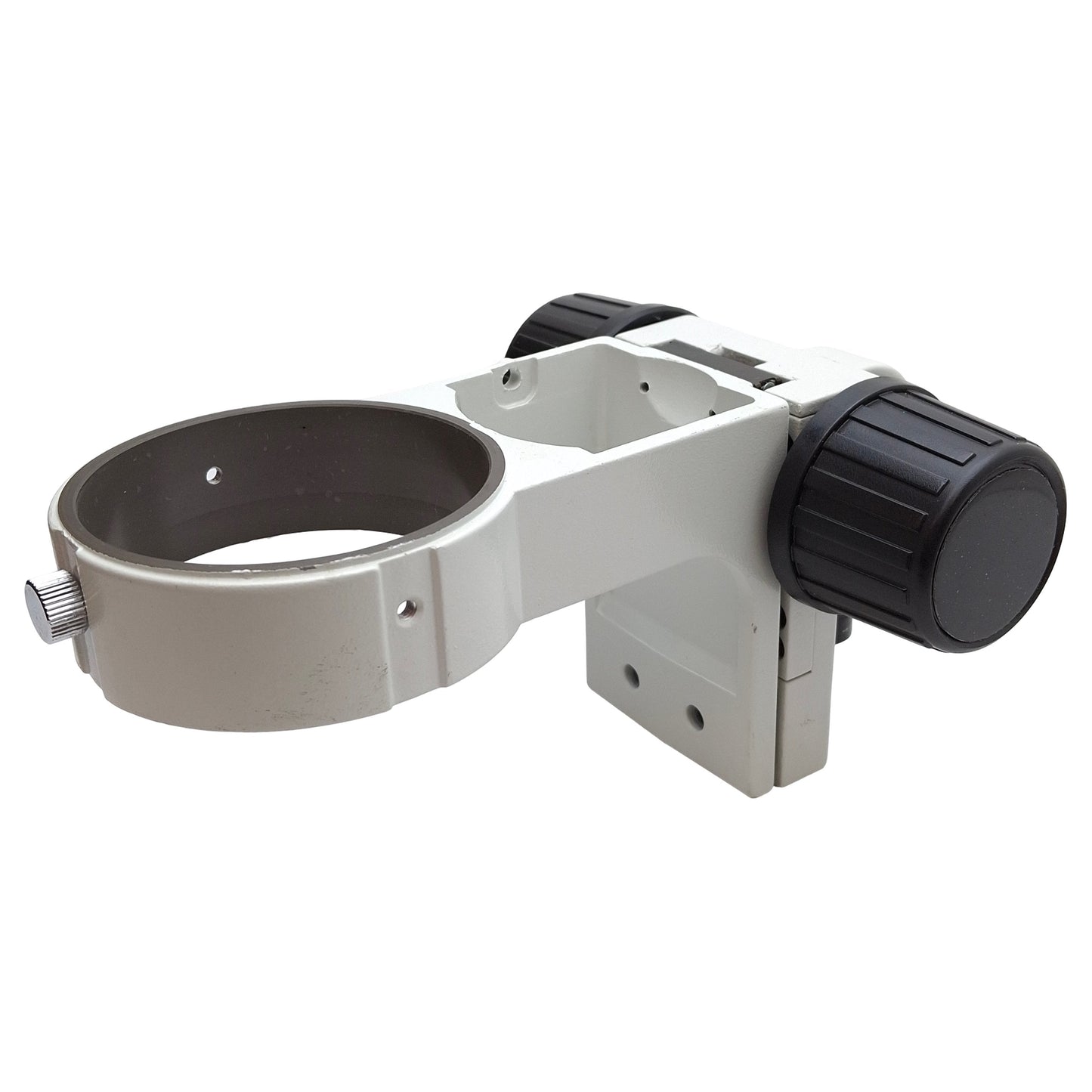 Used Scienscope SB-AB-SZ Microscope Focus Mount, ø76mm ID, 1in Travel, ø5/8in Adapter
